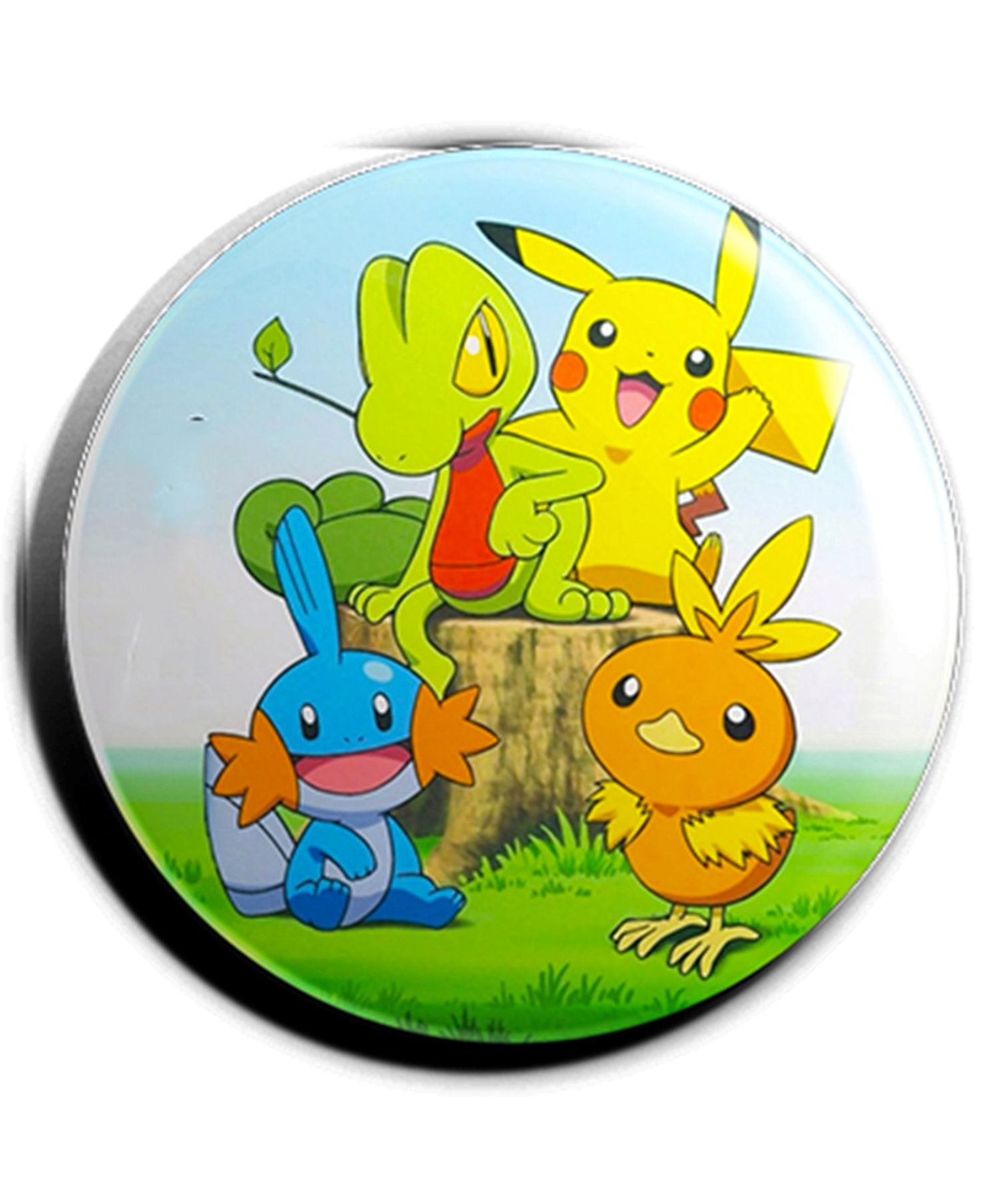 Funcart Pokemon  Button Pin Badge - Multicolor-image-23