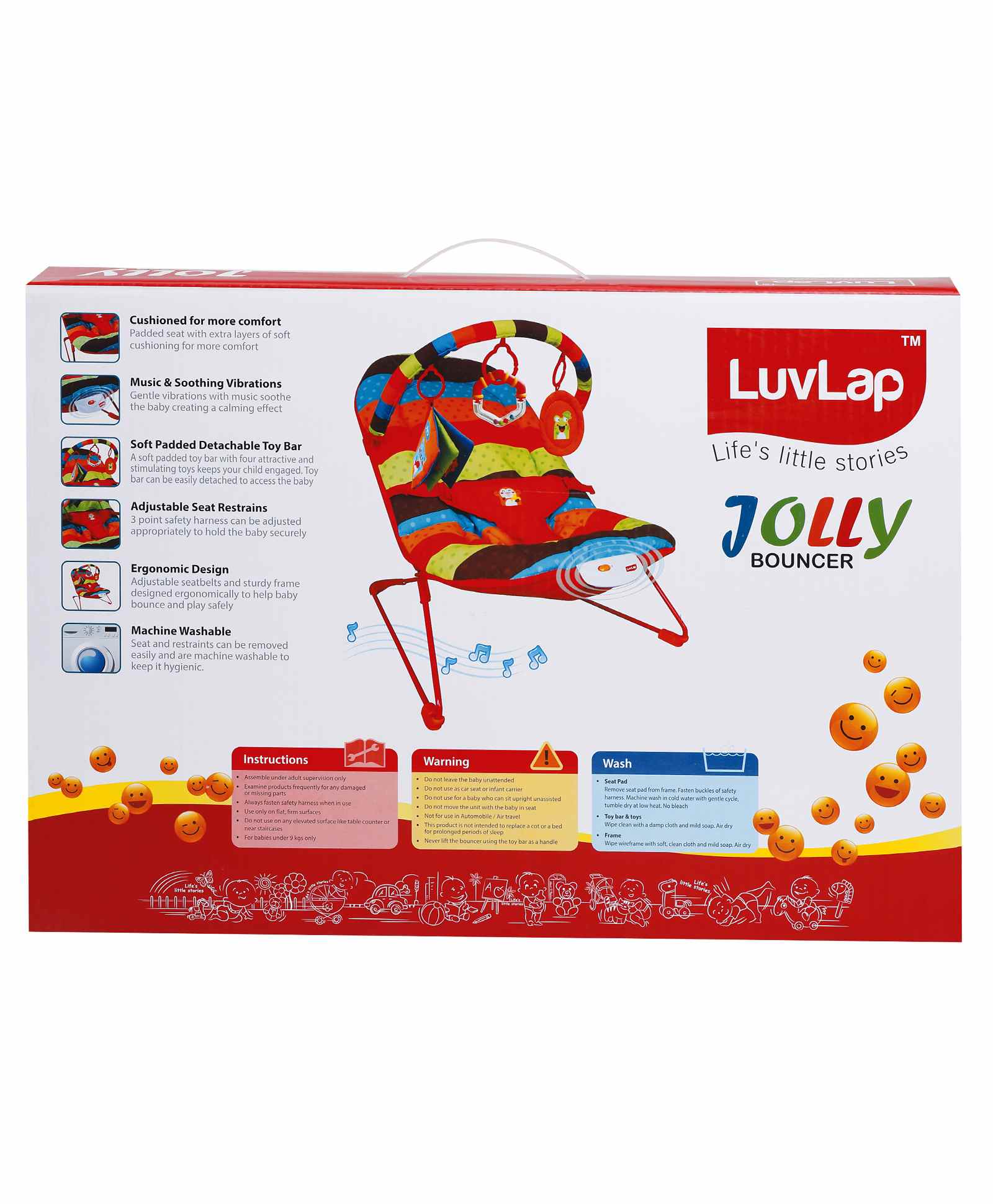 luvlap bouncer assembly