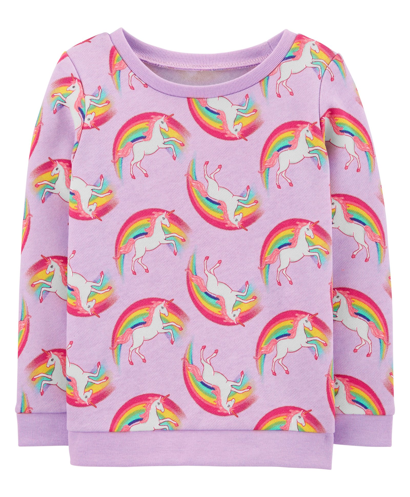 carter's unicorn fleece sweatshirt