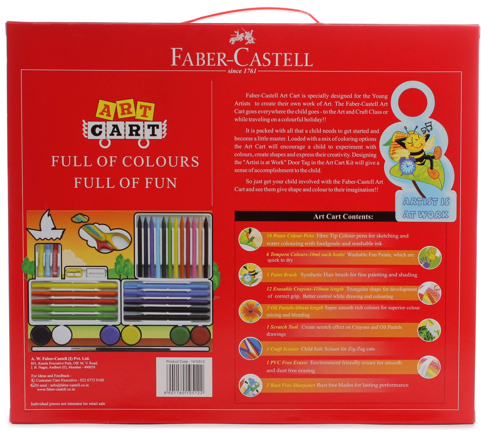 Faber Castell Art Cart Gift Set Color May Vary Online In