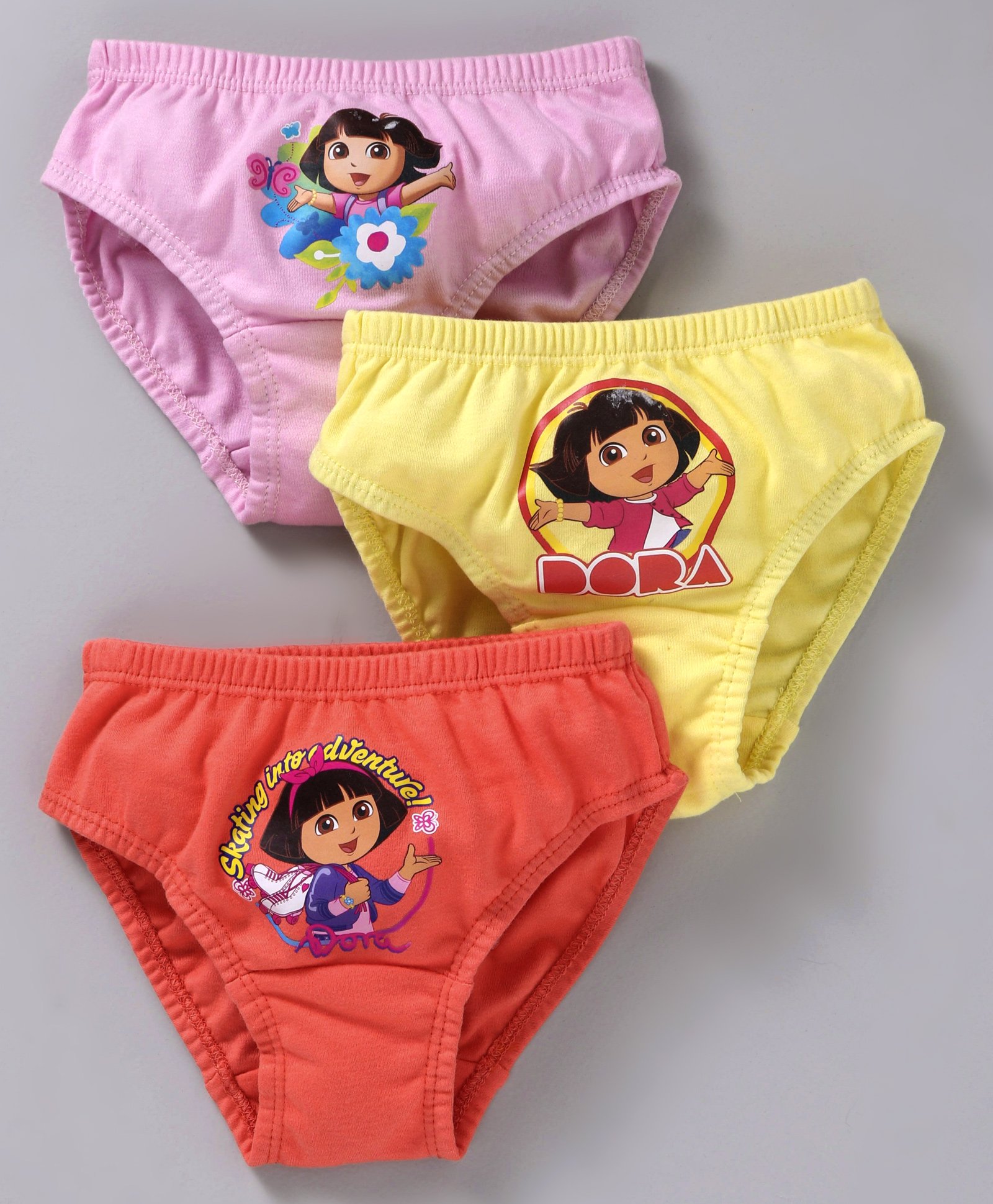 Buy Red Rose Panties Dora Print Pack Of 3 - Pink Yellow Orange for Girls  (6-12 Months) Online in India, Shop at FirstCry.com - 2550942