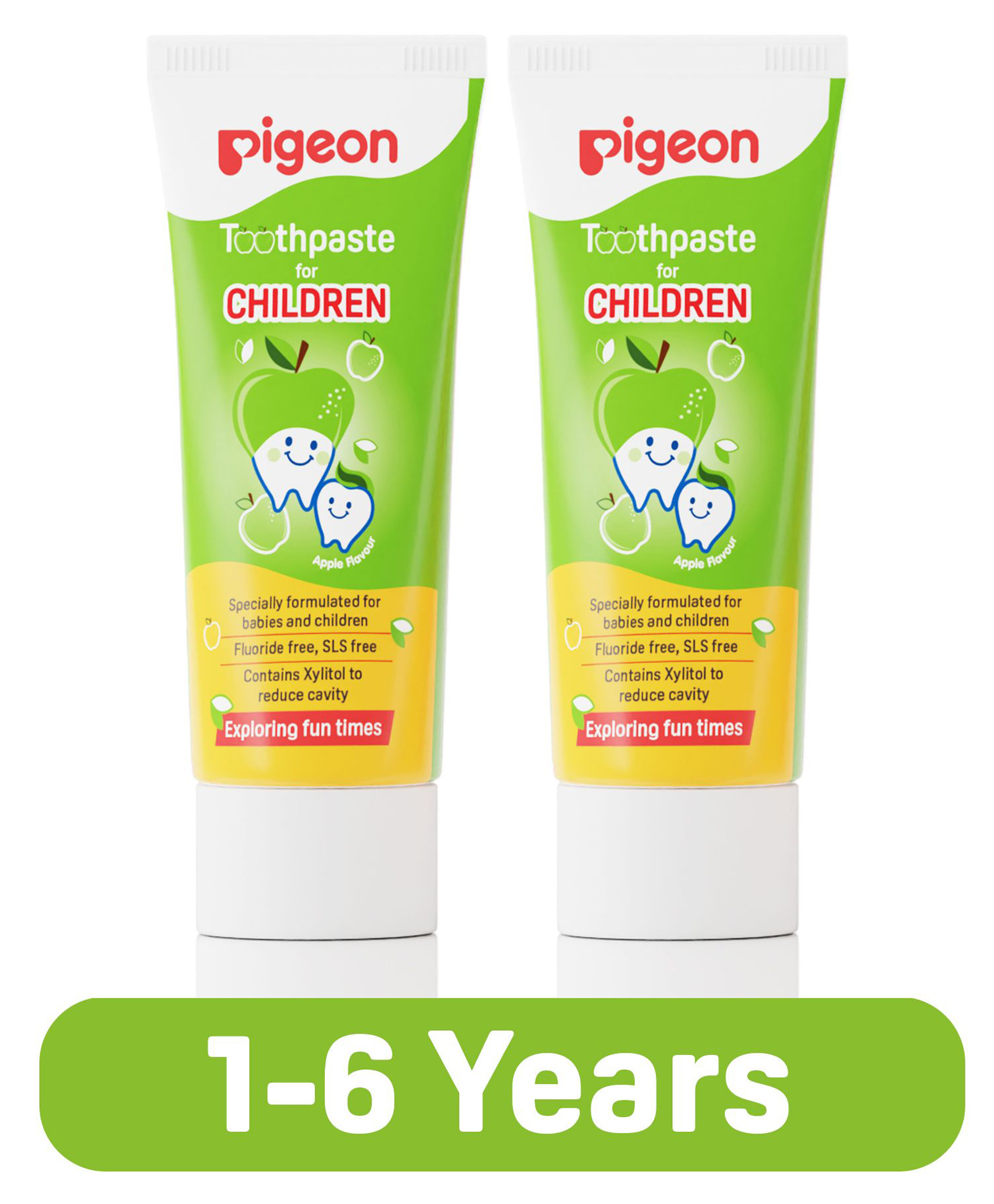 Pigeon Children Toothpaste Apple Pack Of 2 - 45 gm-picture-31