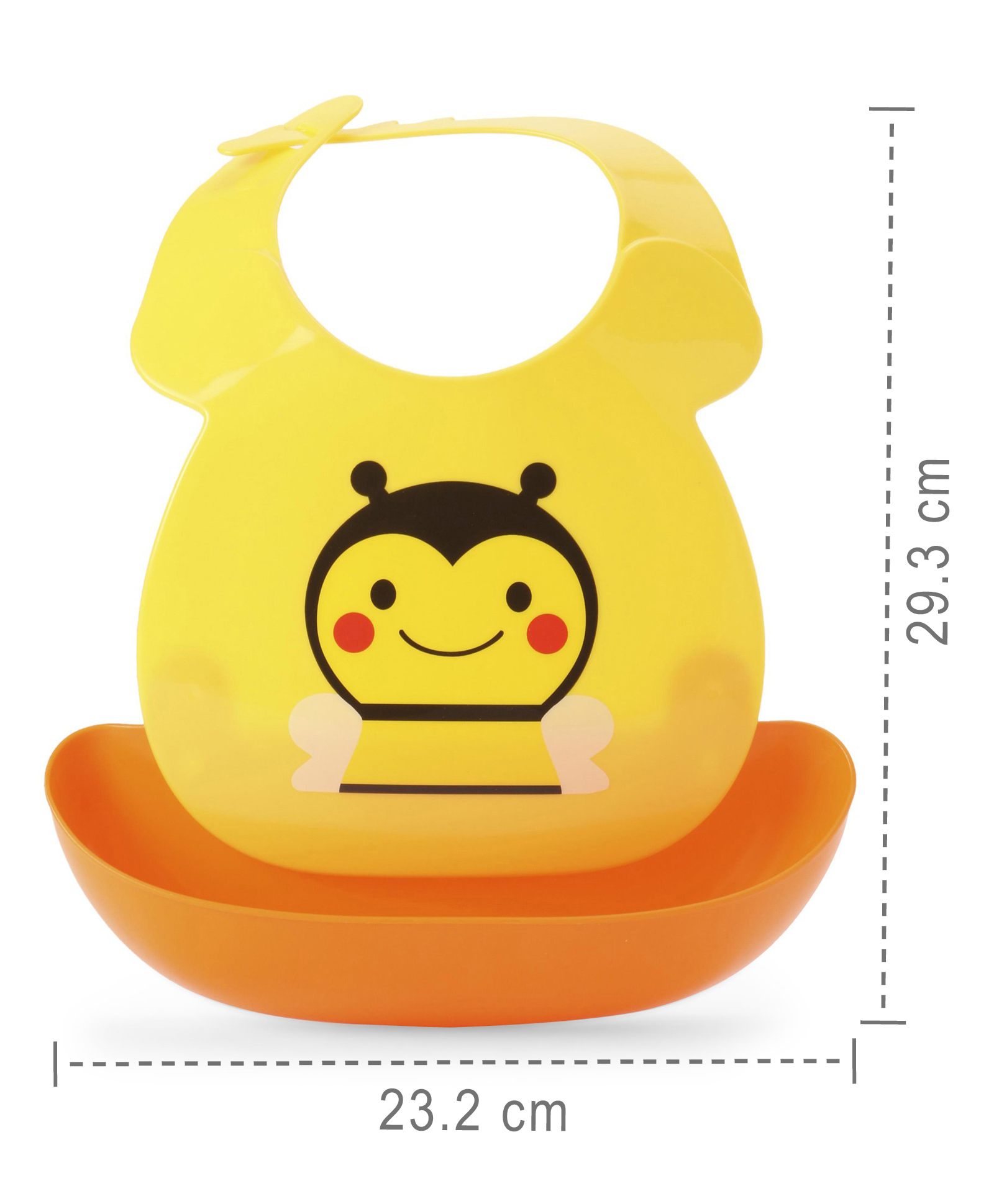 plastic bib with food catcher