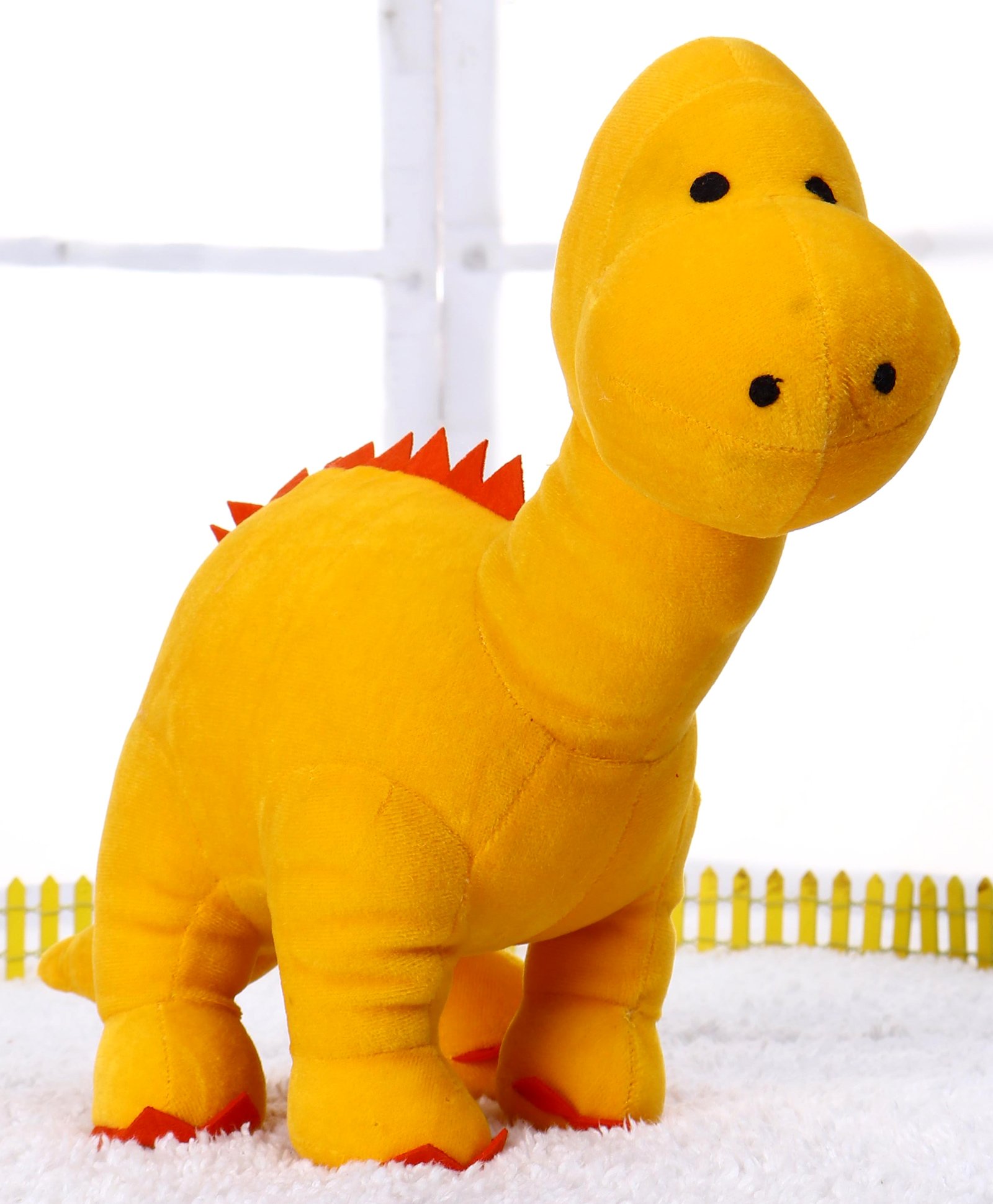 Play Toons Dino Soft Toy Yellow - Height 40 cm-image-5