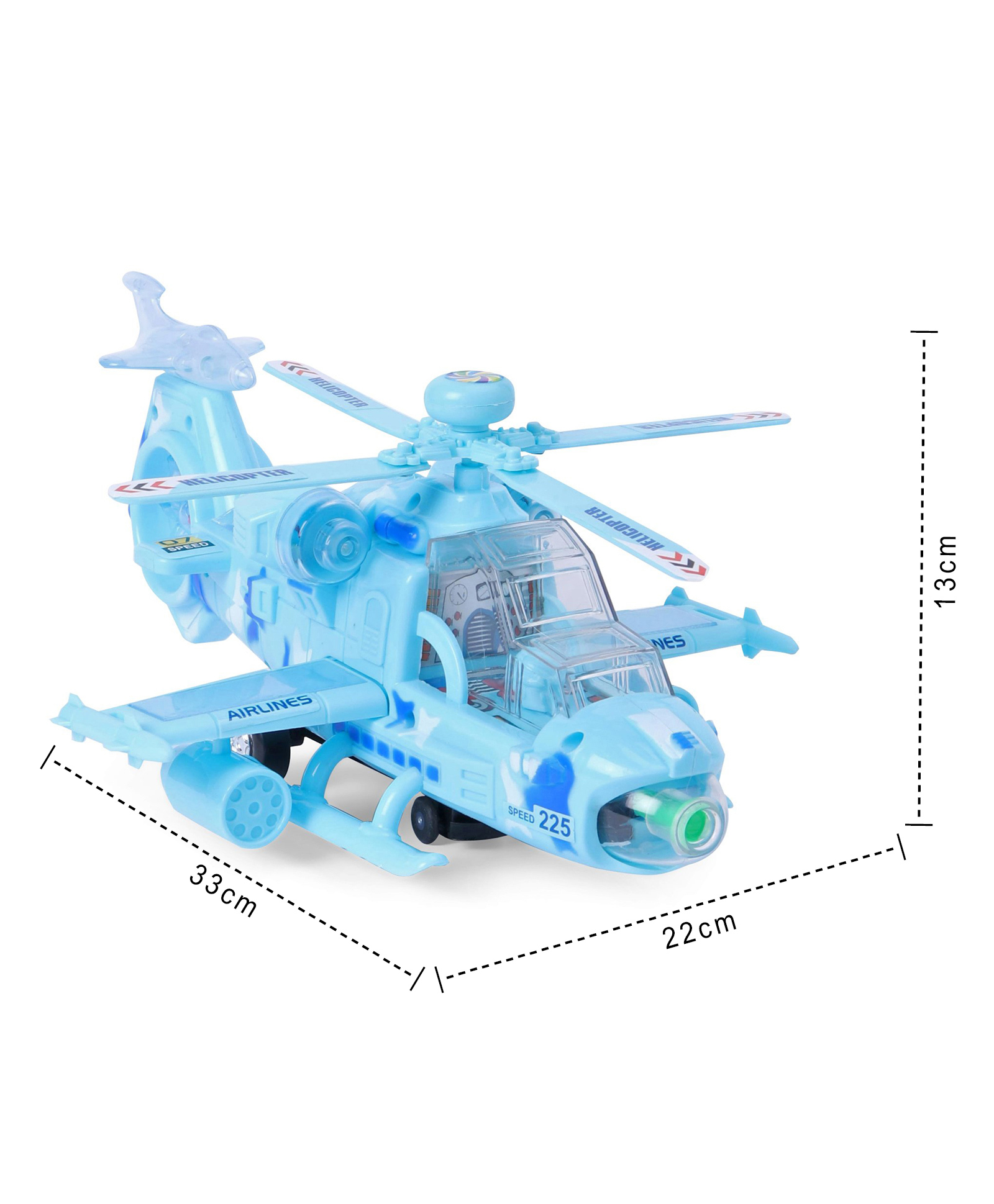 blue helicopter toy