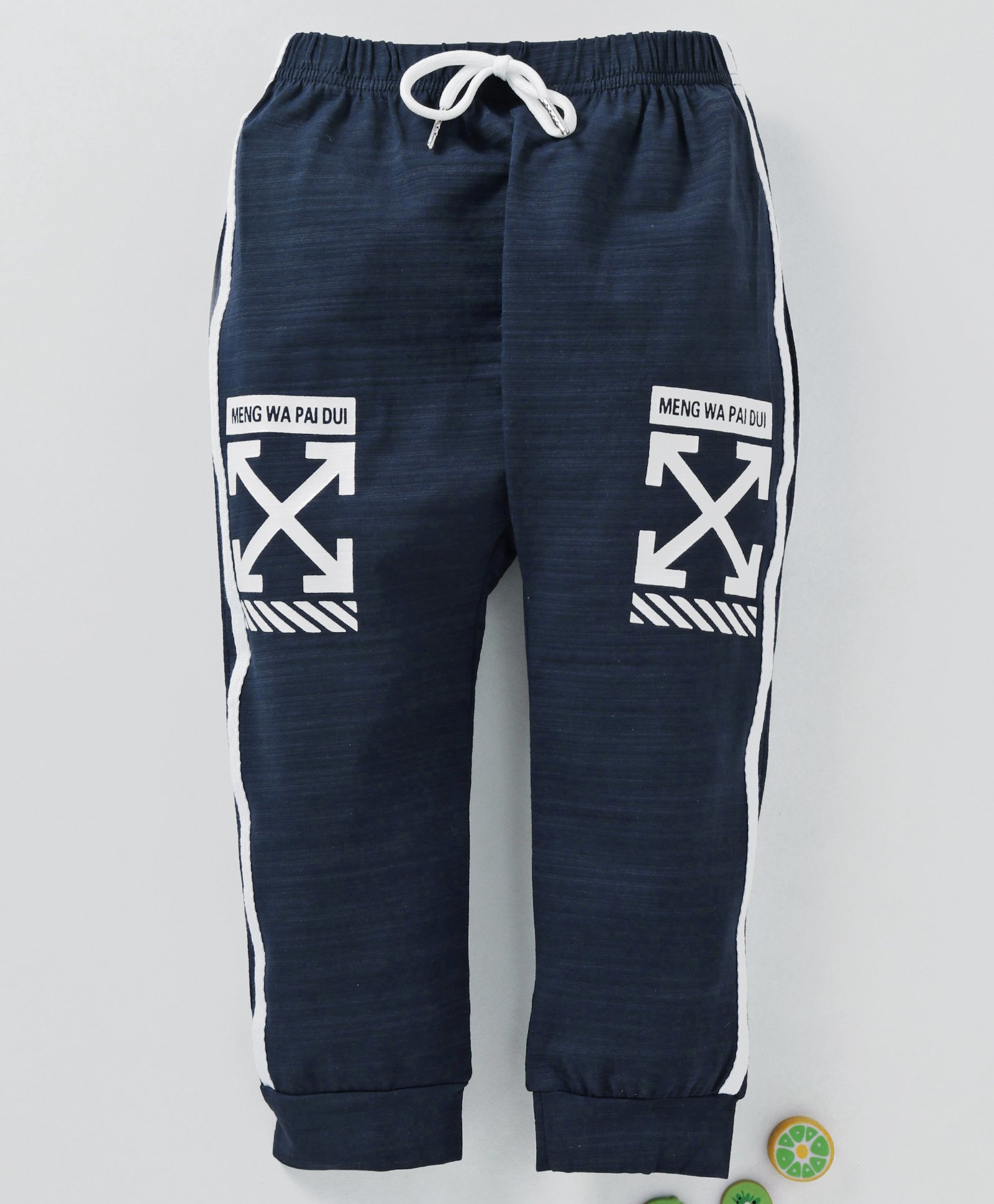 Meng Wa Printed Full Length Lounge Pant - Blue-picture-10