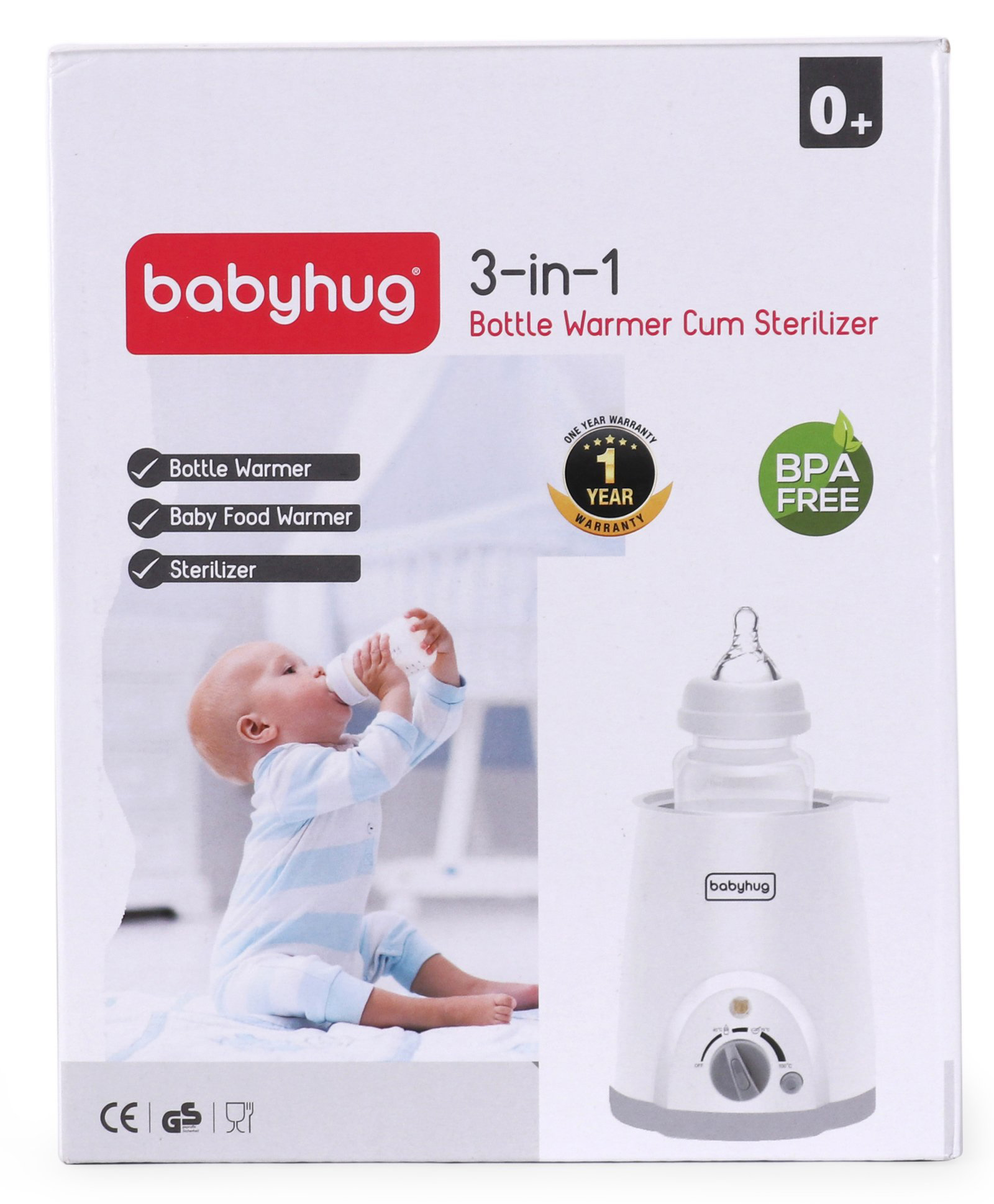 Babyhug 31 Bottle Warmer Cum Sterilizer White Online In India Buy