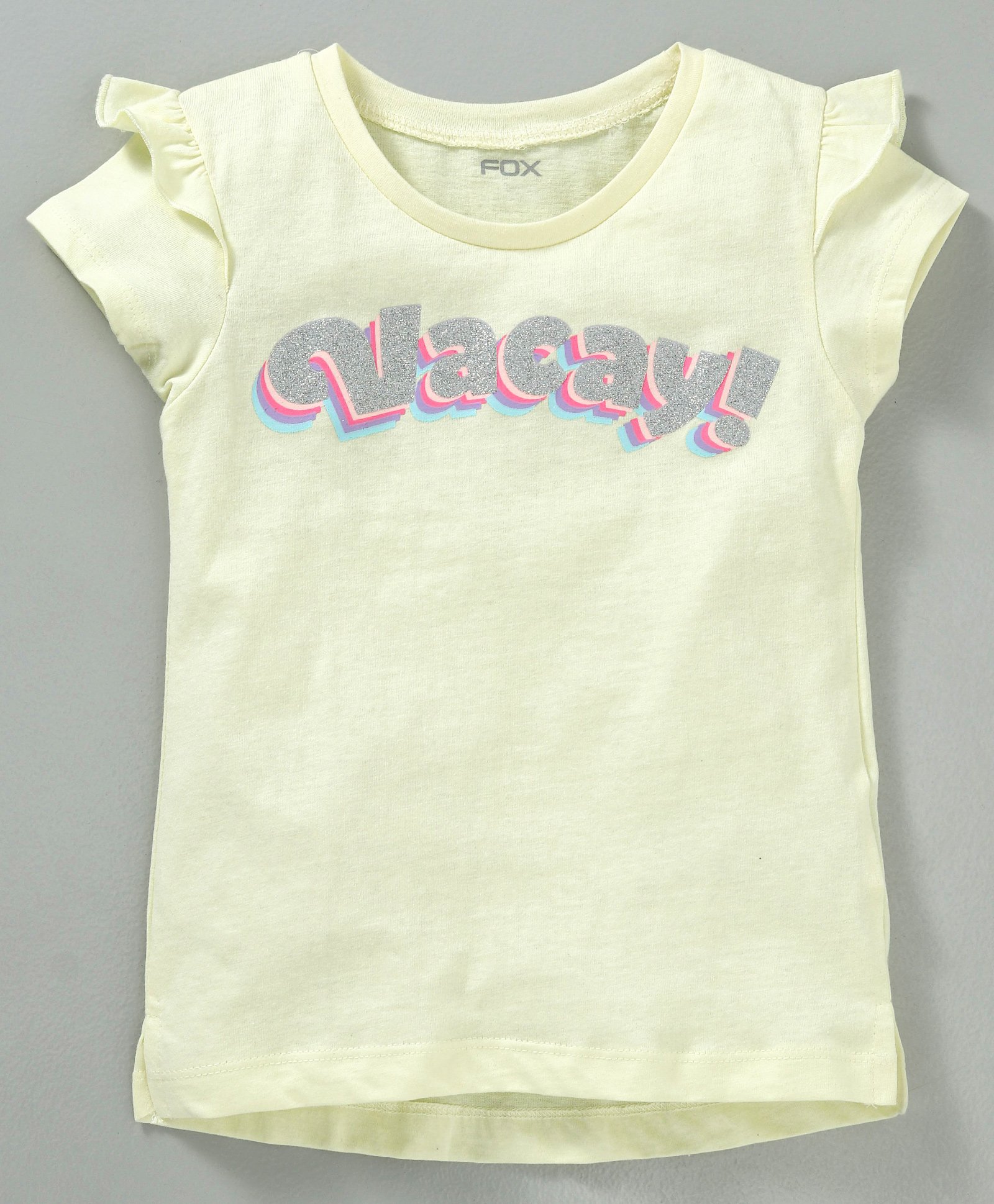 Fox Baby Short Sleeves Top Vacay Print - Light Yellow-picture-14