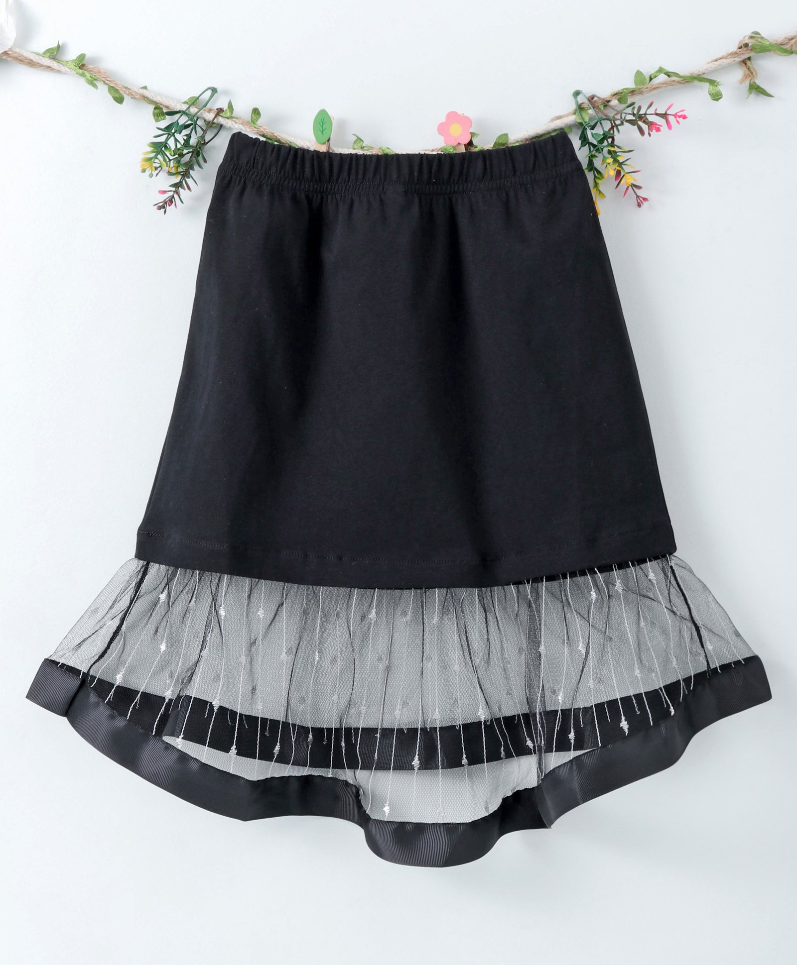 black skirt 3-6 months