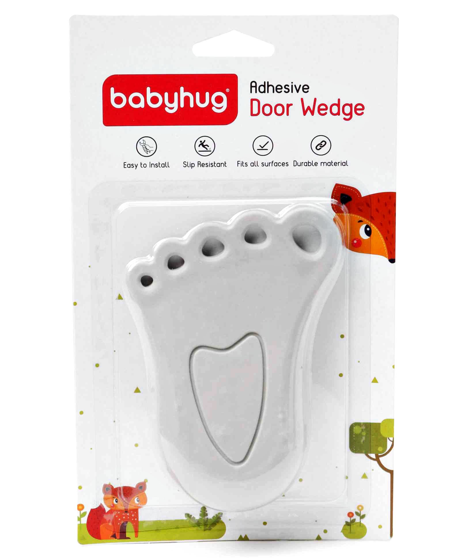 Babyhug Adhesive Door Wedge - White-picture-24