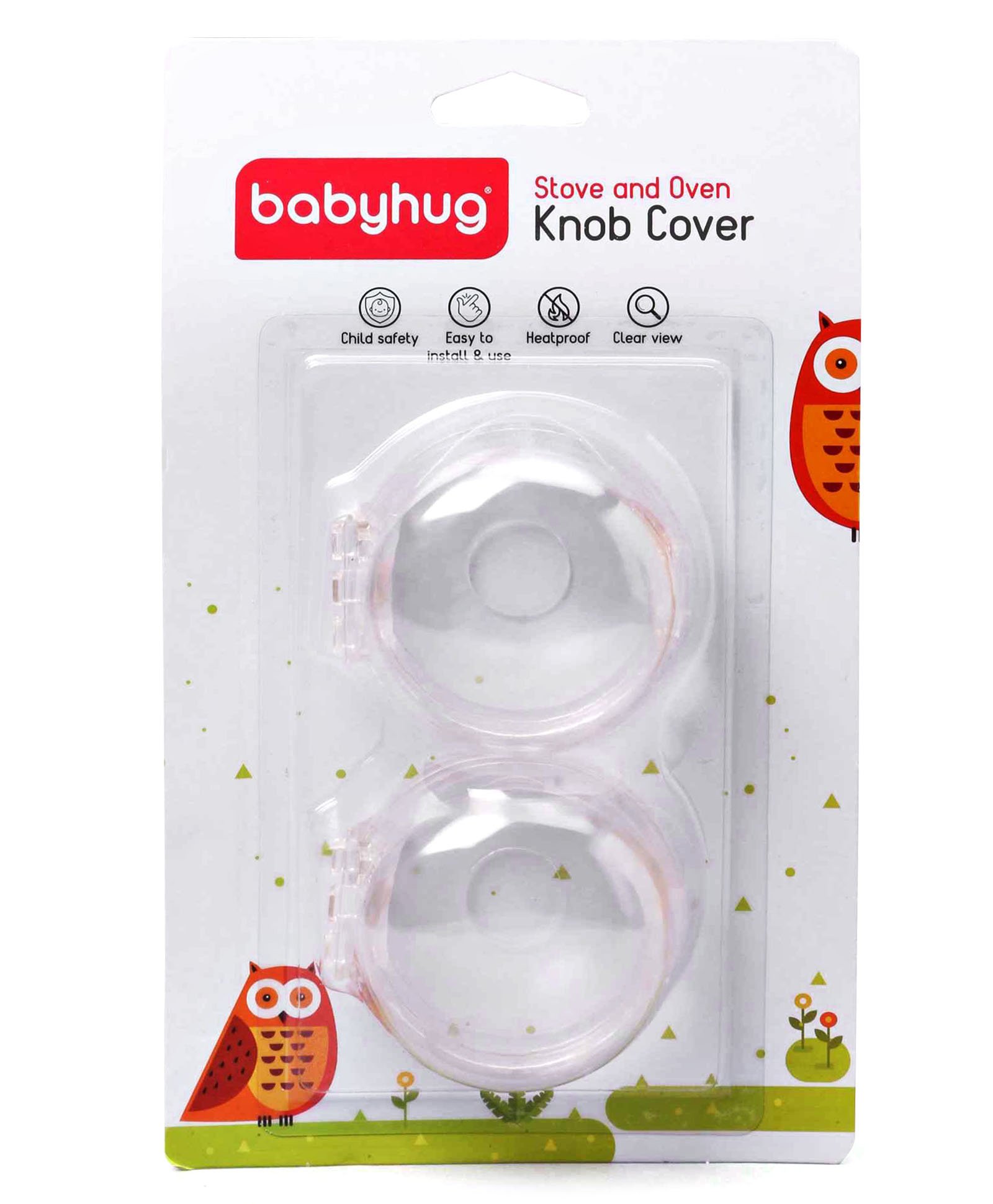 Babyhug Stove Or Oven Knob Cover - White-image-3
