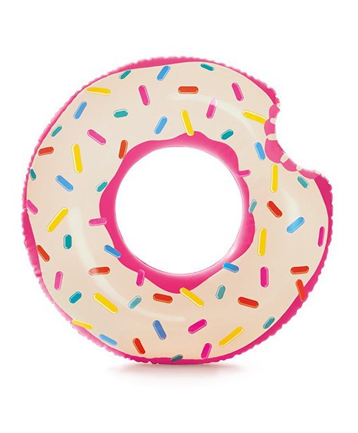 Intex Donut shaped Inflatable Swimming Tubes - Multicolour-picture-14