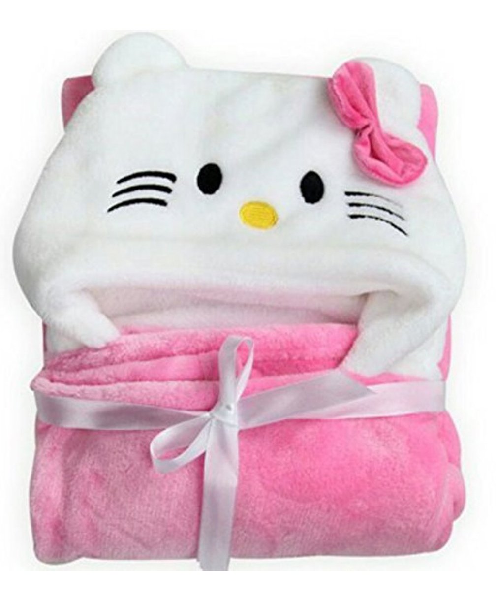 Brandonn Flannel Baby Blanket Hello Kitty Design - Pink Kitty-image-19
