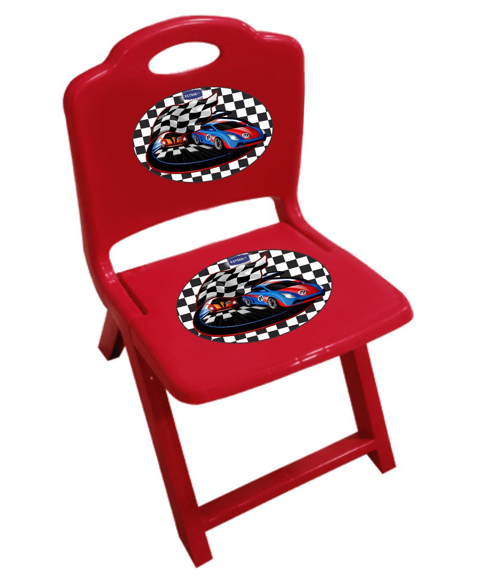 Kuchicoo Folding Plastic Chair - Red-picture-19