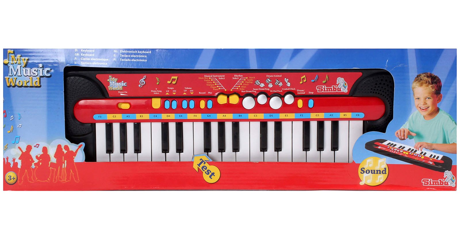 Simba My Music World Piano Black Online India, Buy Musical