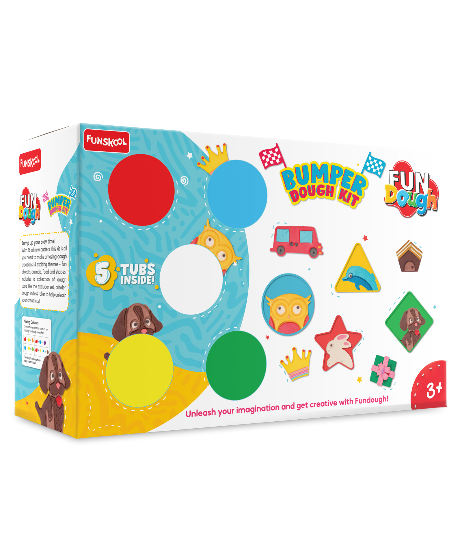 Funskool Fundough Bumper Dough Kit - Multicolor-image-40