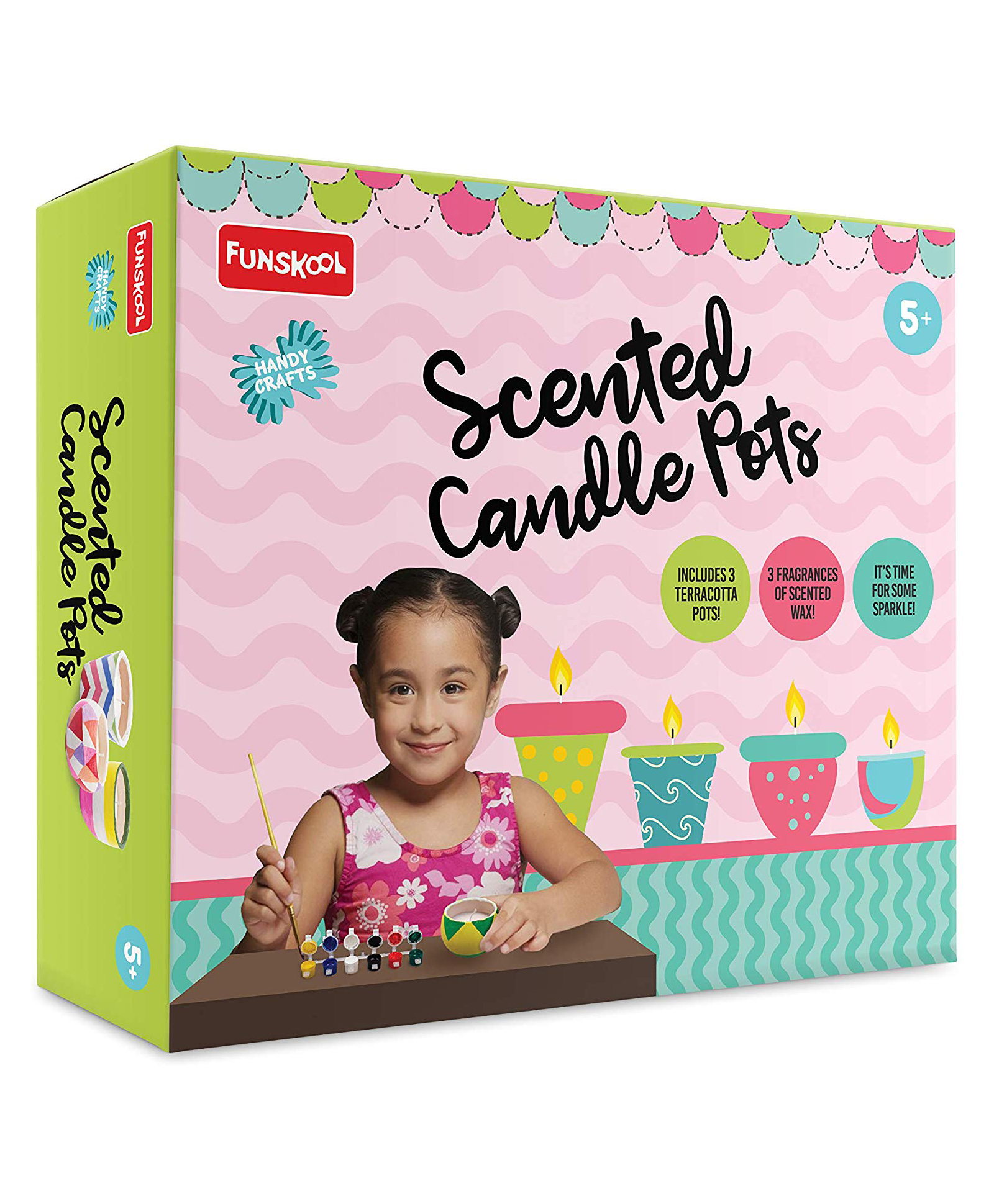 Funskools Scented Candle Pots - Multicolor
