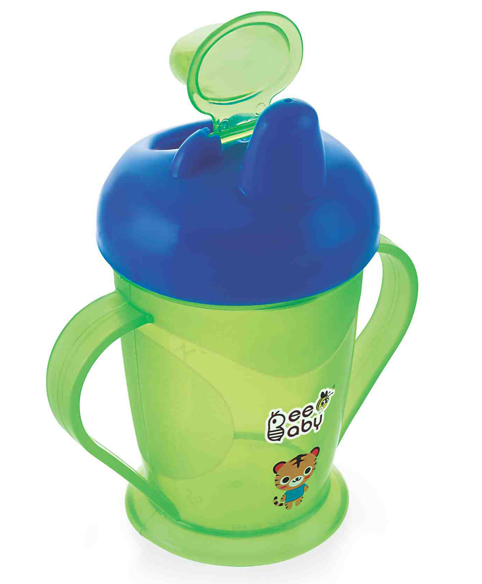 Beebaby Twin Handle Spout Sipper Cup Blue & Green - 180 ml-image-40
