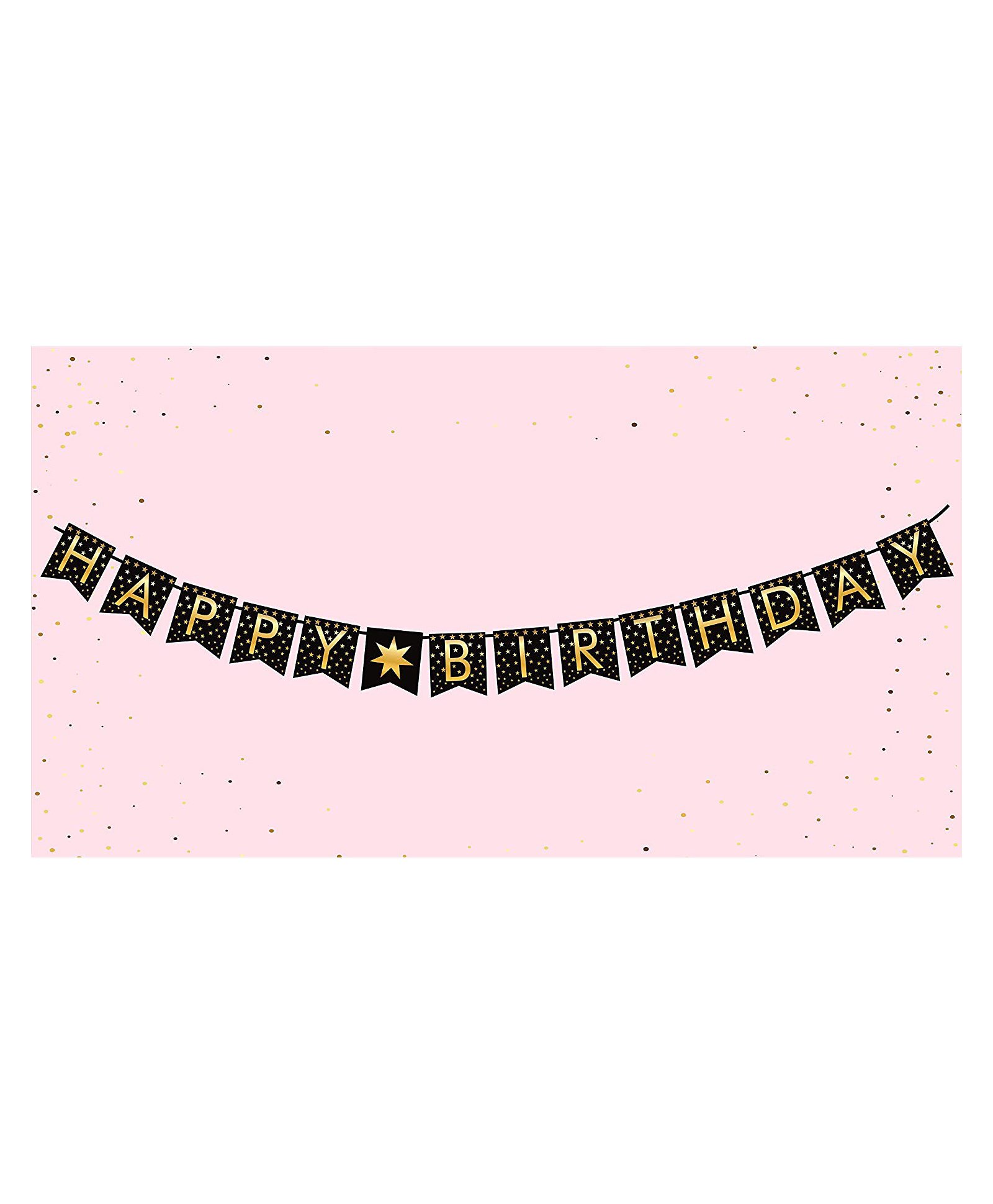 Syga Happy Birthday Banner - Black-image-42