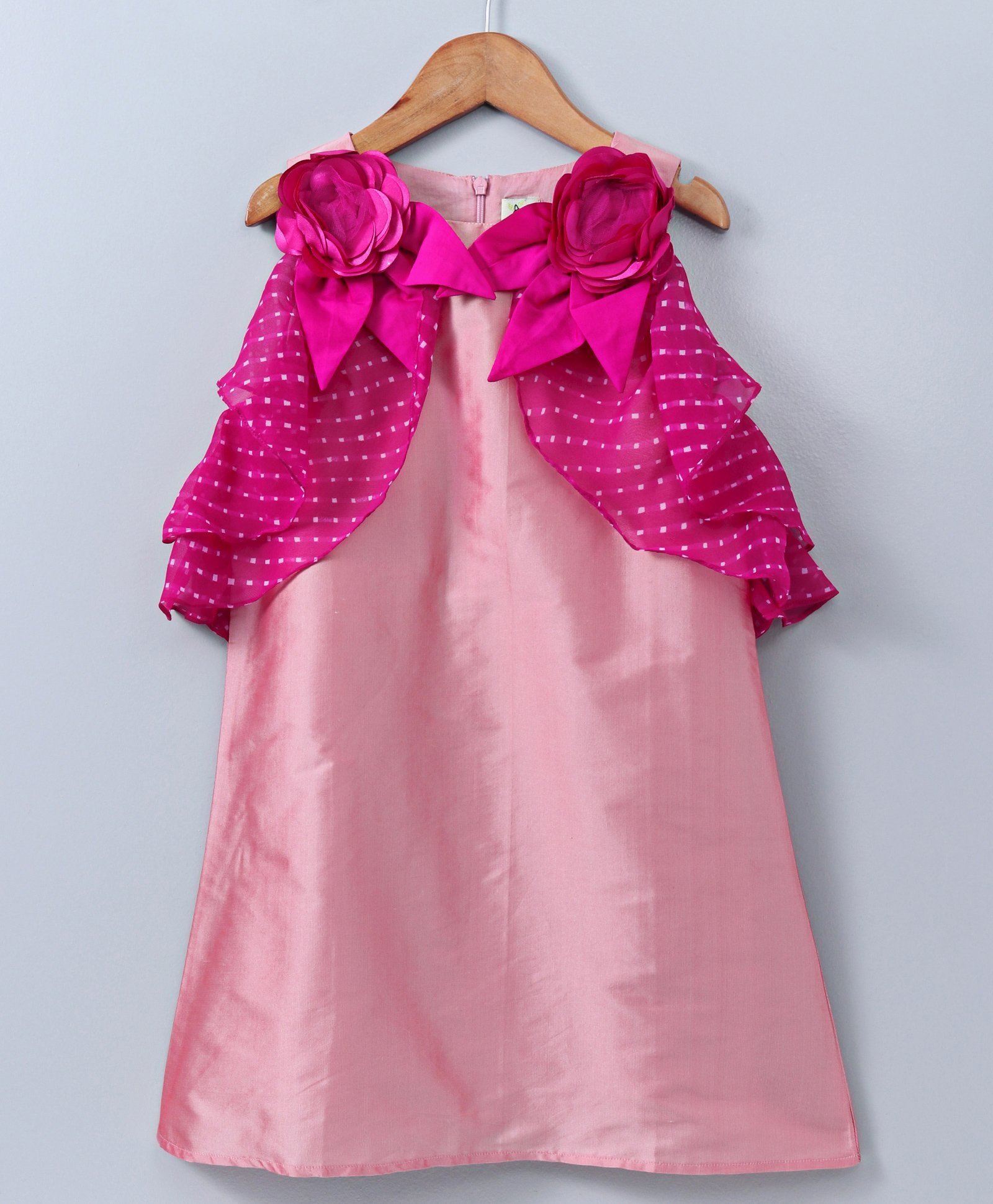 strawberry ruffle dress