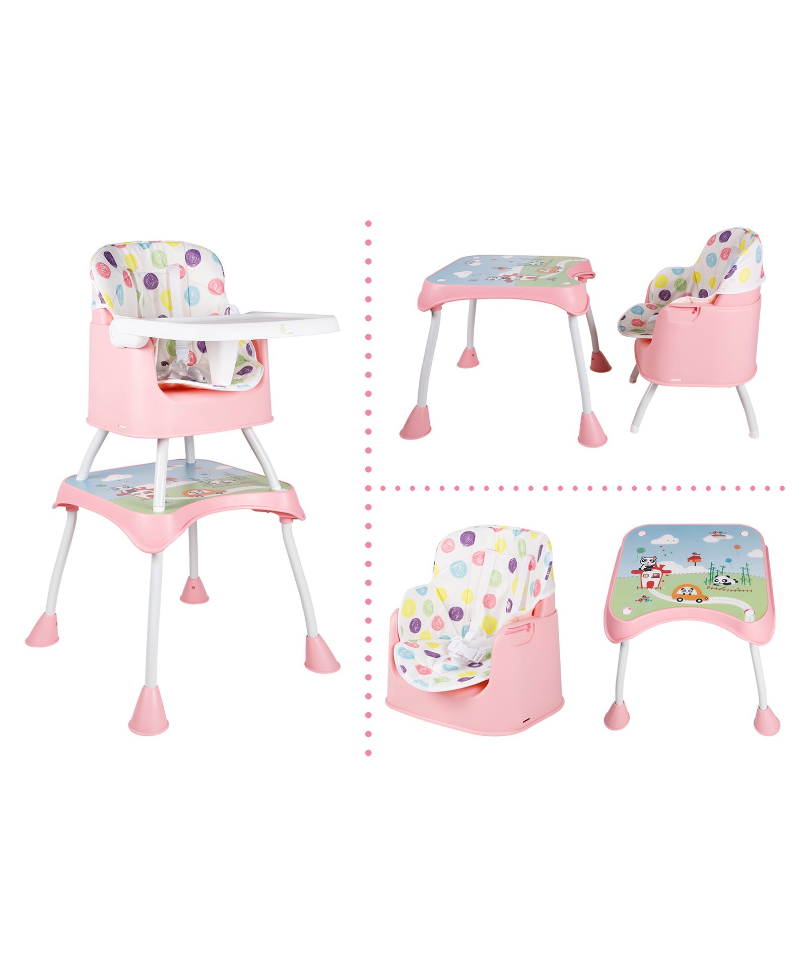 r for rabbit cherry berry high chair