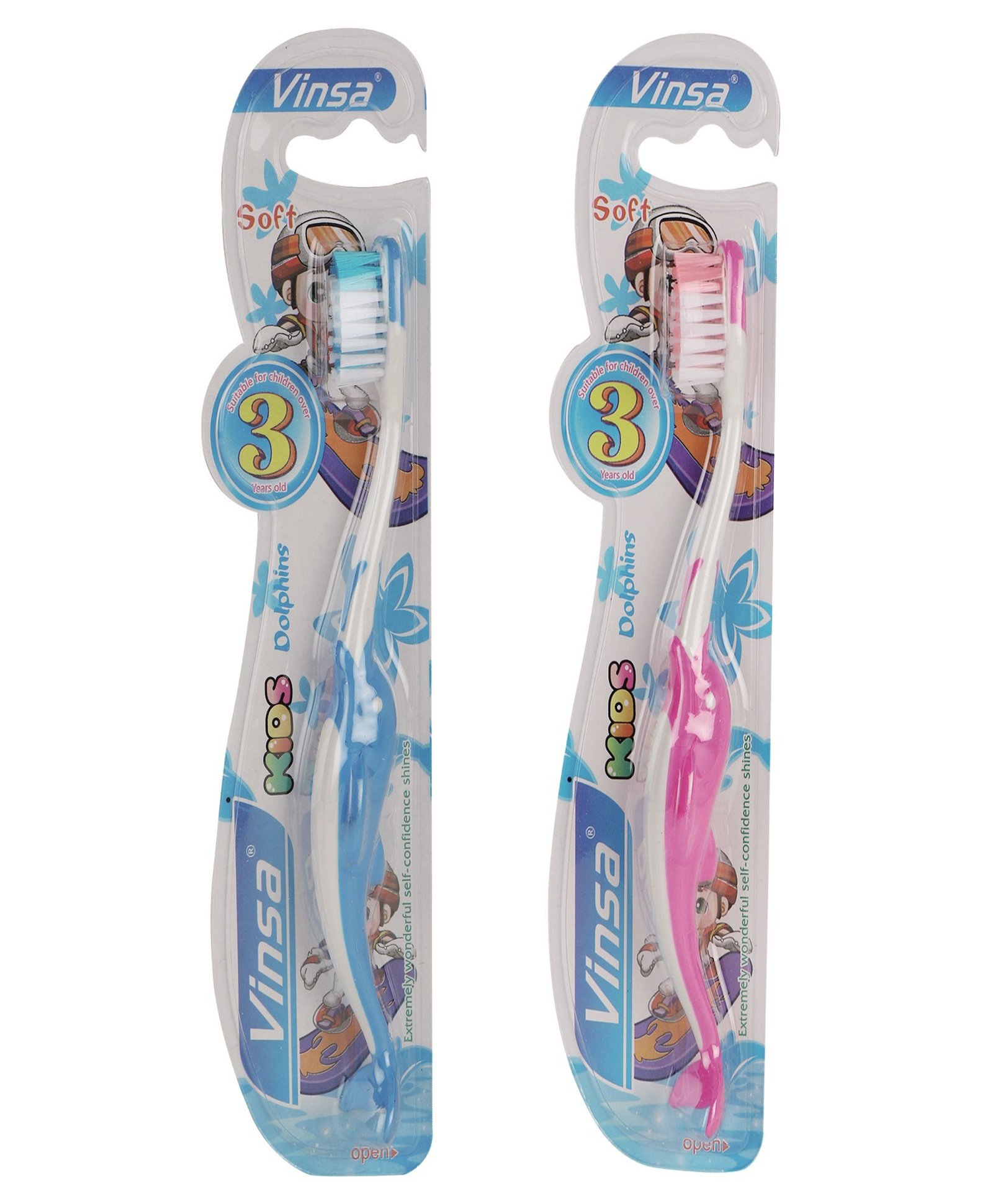 PASSION PETALS Dolphin Shape Toothbrush Pack of 2 (Colour May Vary)-image-35