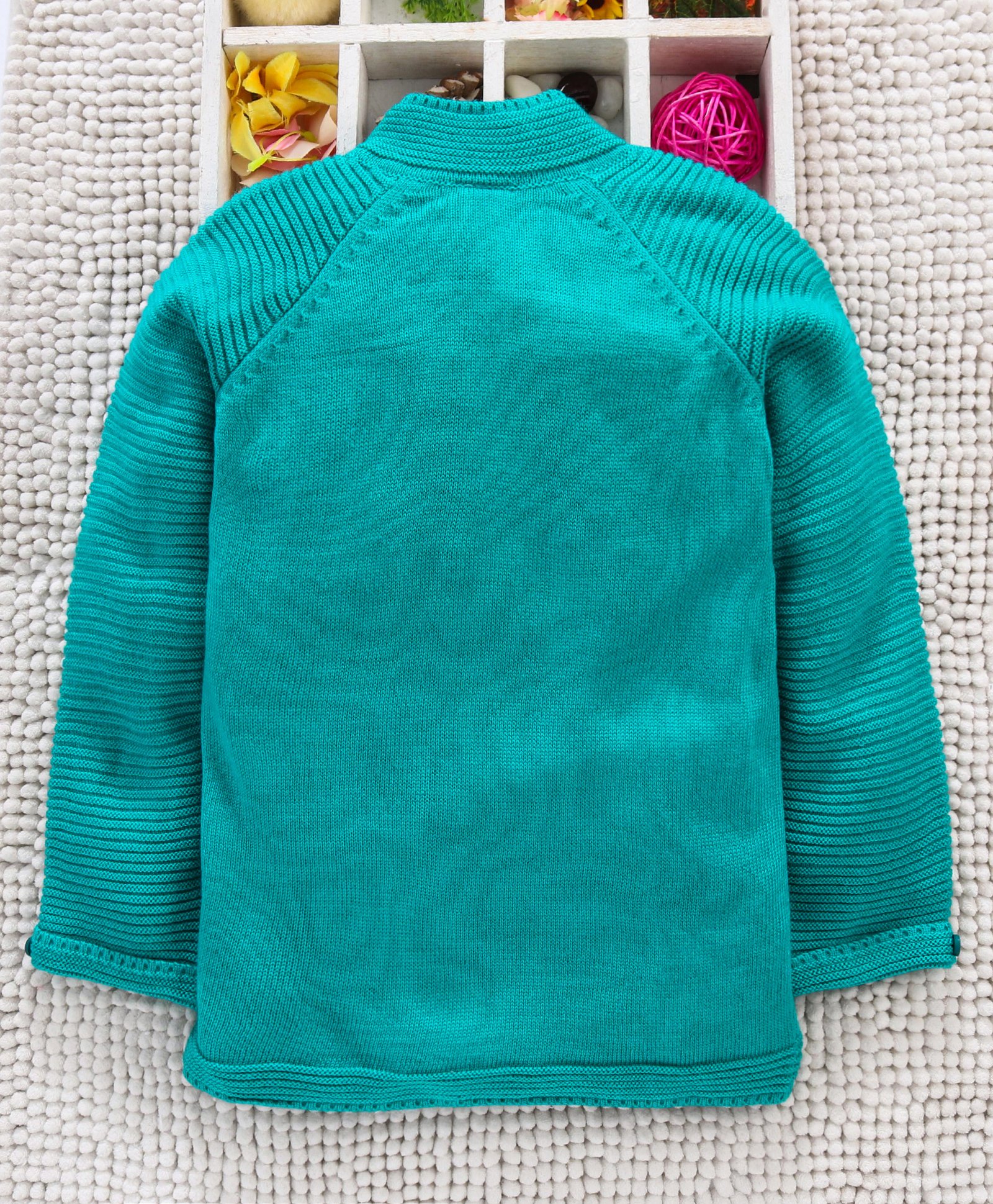 Buy Babyhug Full Sleeves Front Open Sweater Sea Green for Buy Babyhug Full Sleeves Front Open Sweater Sea Green for