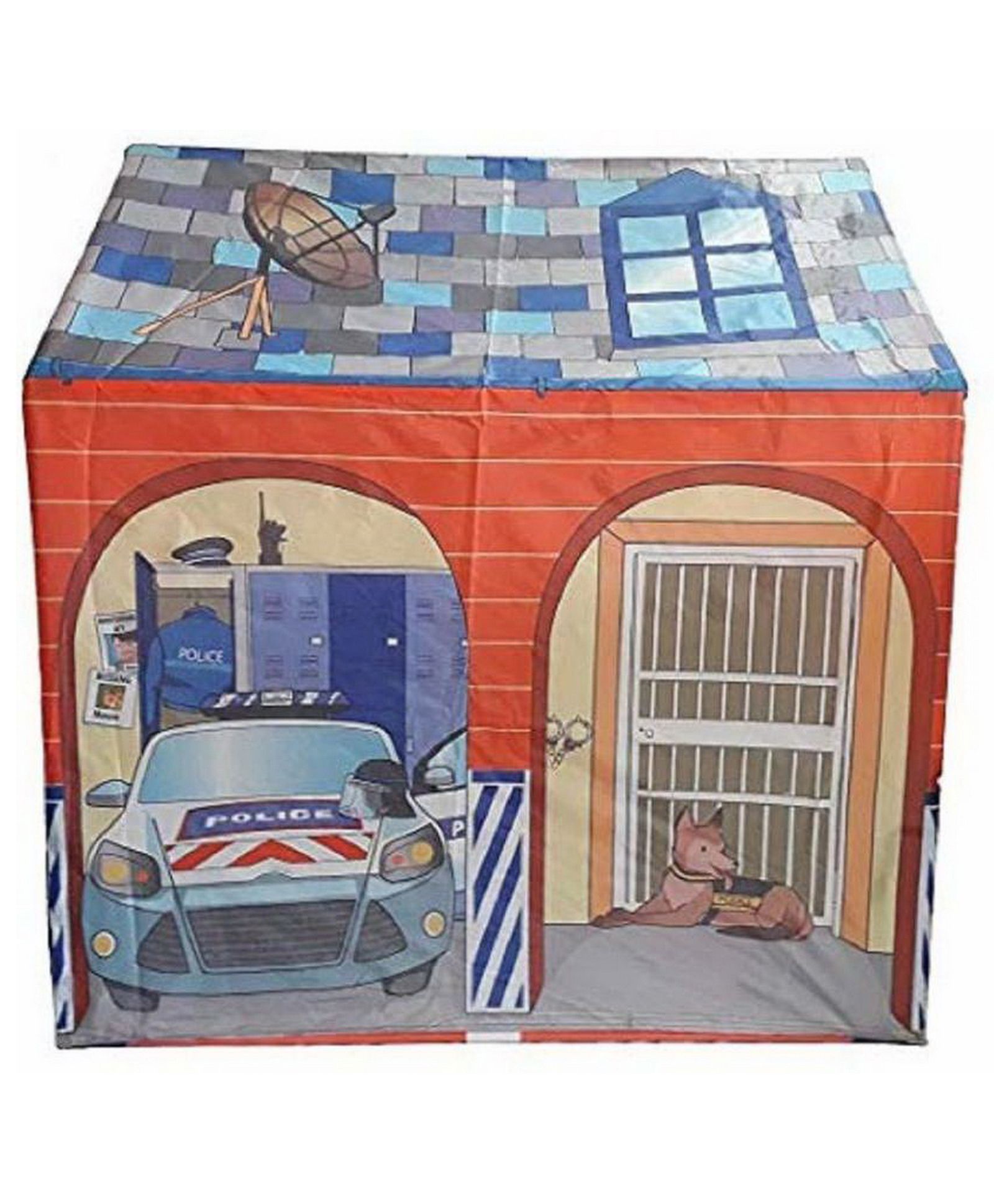 Yamama Police Station Foldable Indoor & Outdoor Play Tent - Multicolor-picture-28
