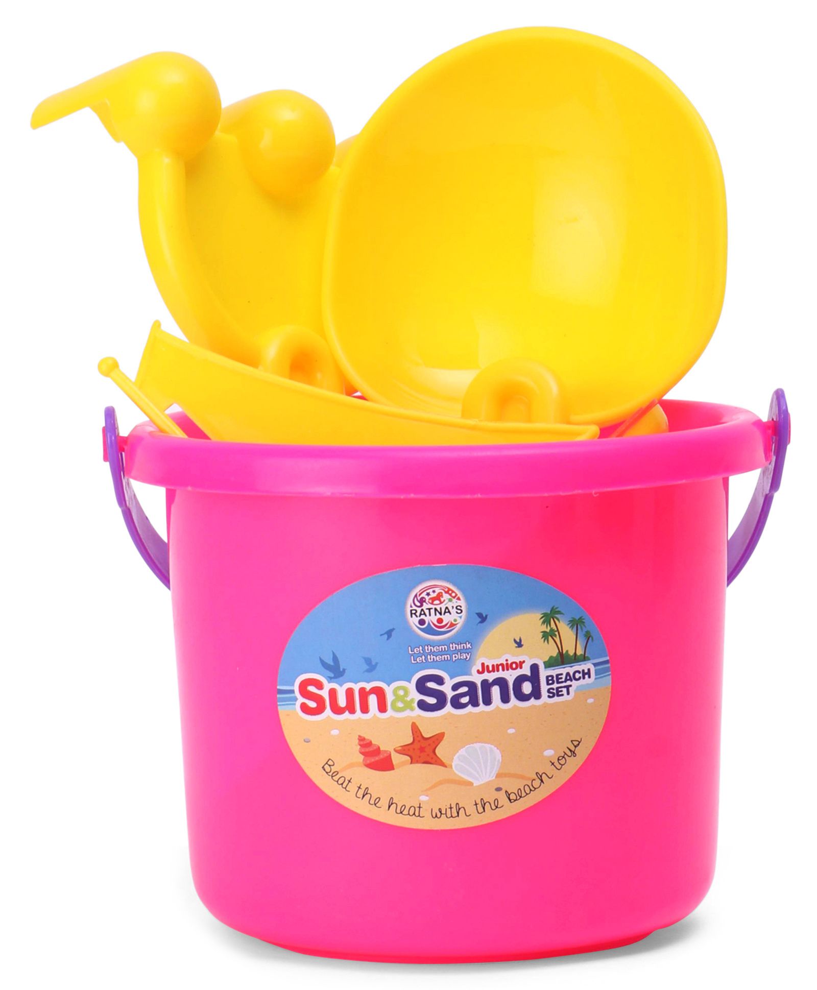 Ratnas Sun and Sand Beach Set - 6 Pieces (Color May Vary)-image-39