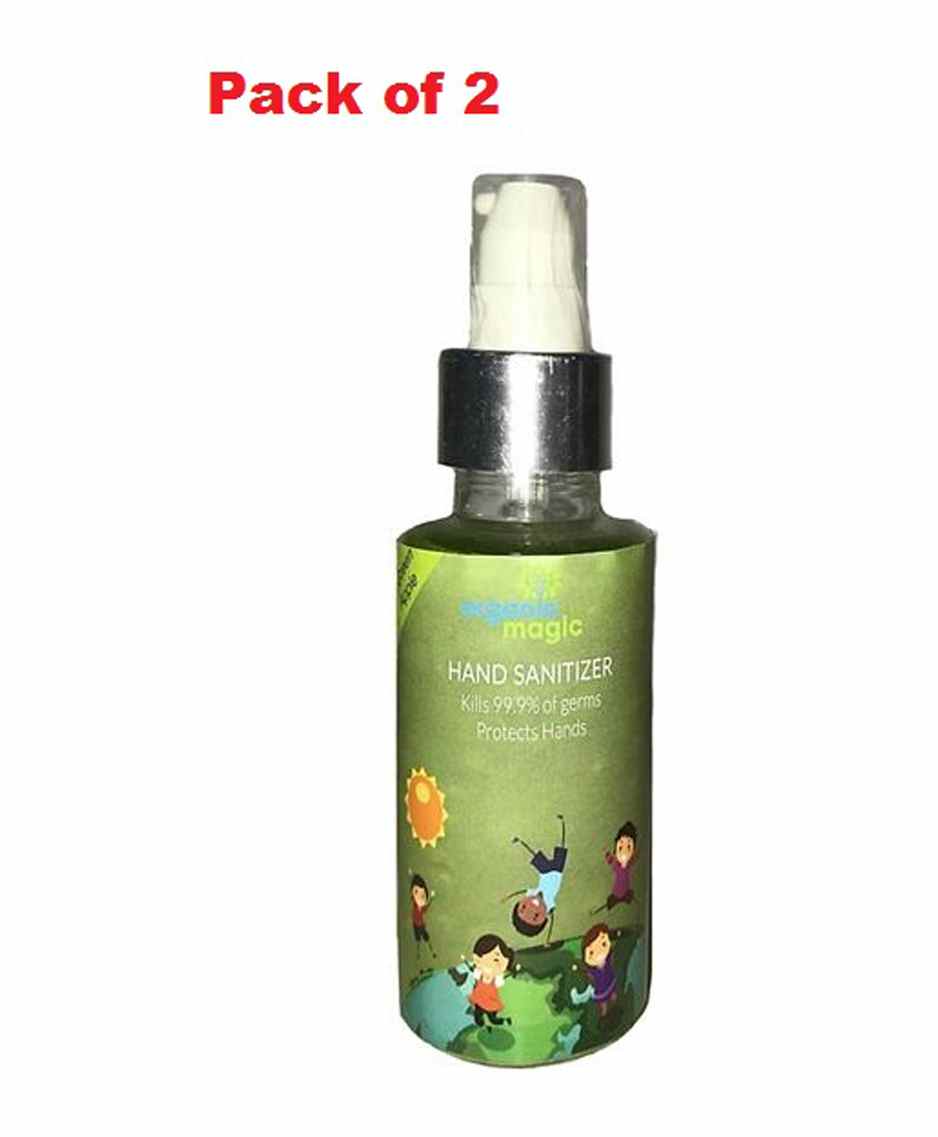 Organic Magic Pocket Hand Sanitizer Green Apple Pack of 2 - 100 ml Each-image-23
