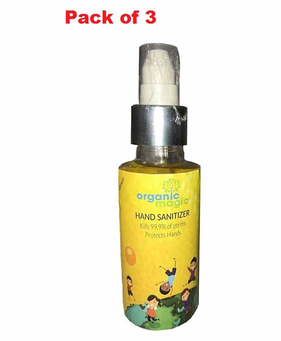 Organic Magic Hand Sanitizer Lemon Pack of 3 - 100ml Each-picture-26