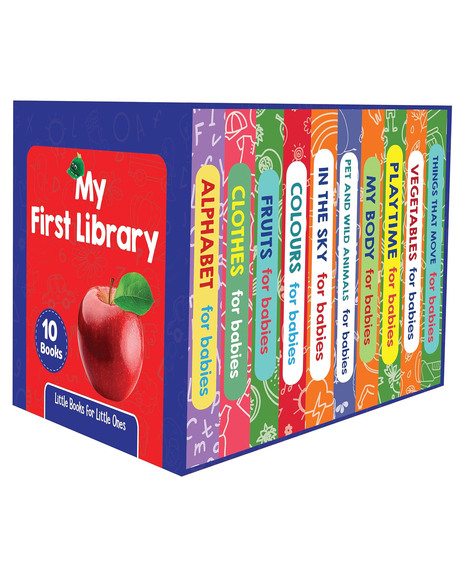 My First Library Box Preschool Board Books Set of 10 - English-image-7