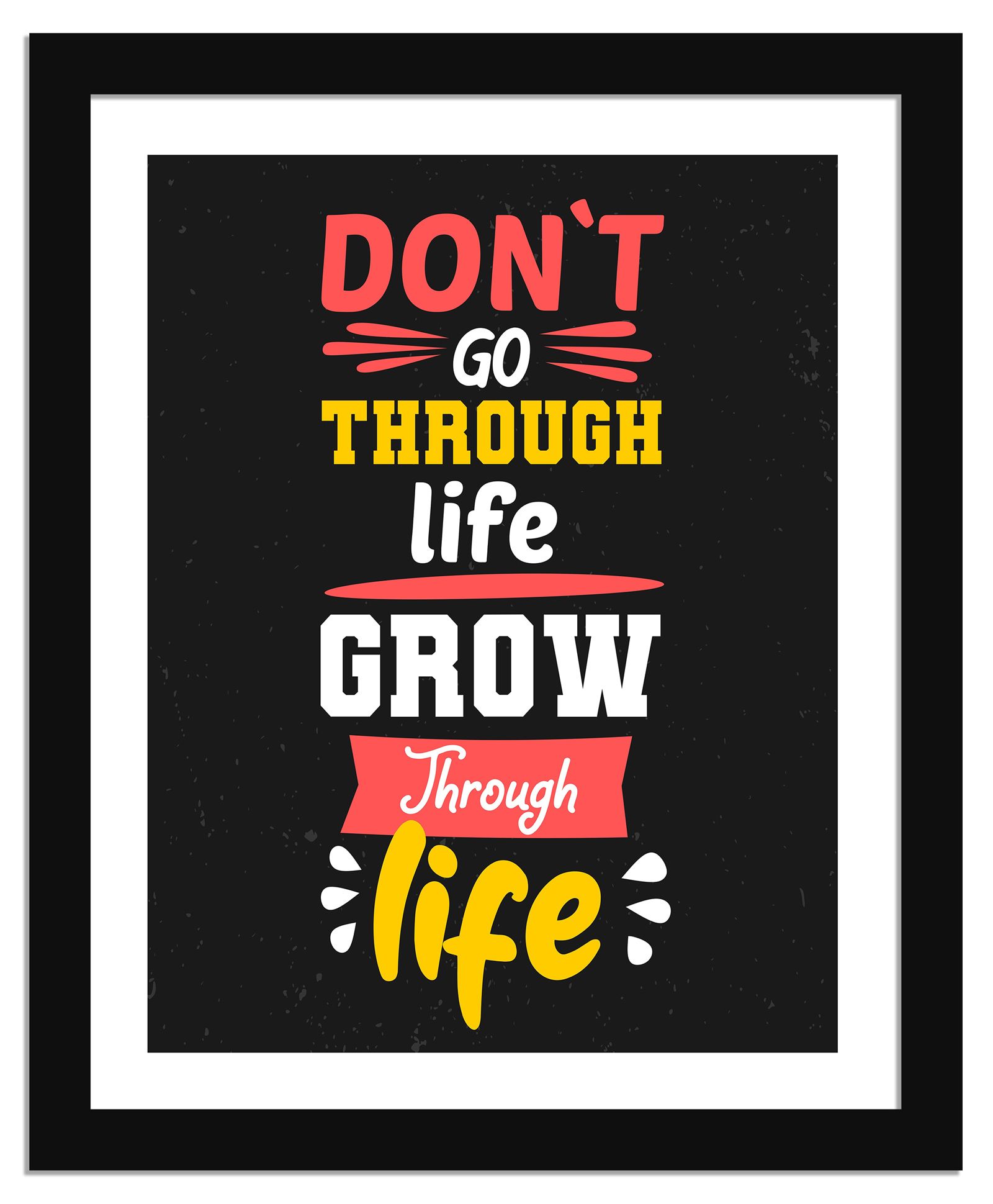 Wens Funny Quotes Framed Poster - Multicolor-picture-13