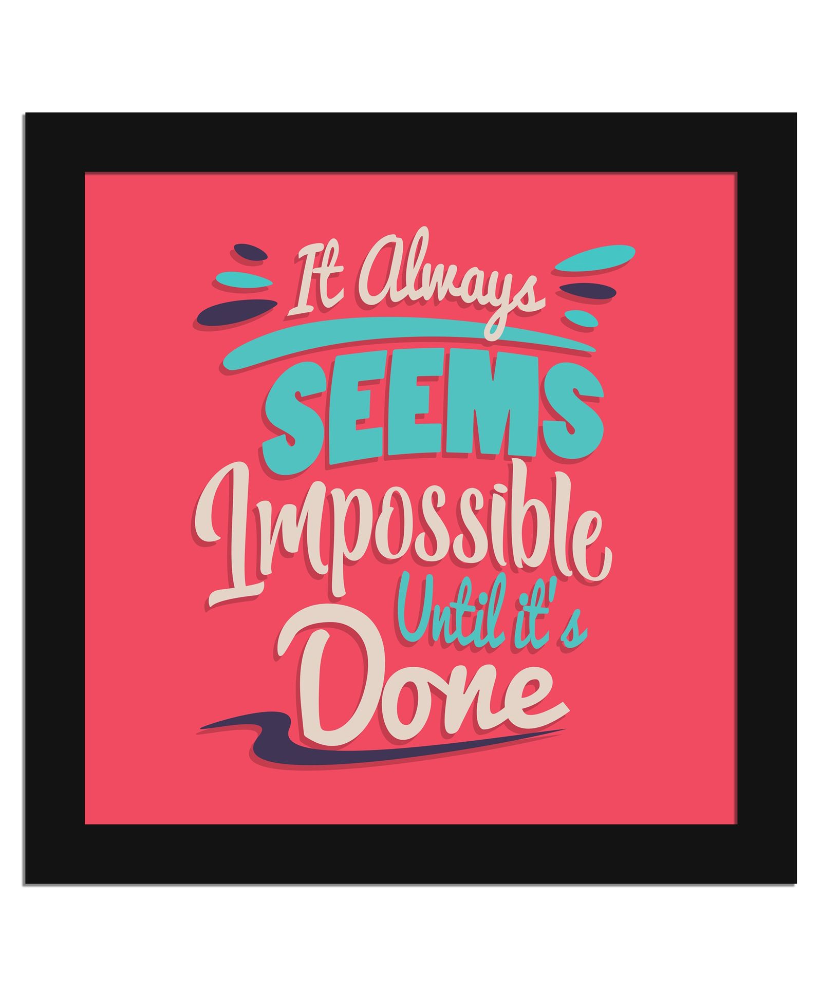 Wens Inspirational Quotes Frame- Red-picture-18