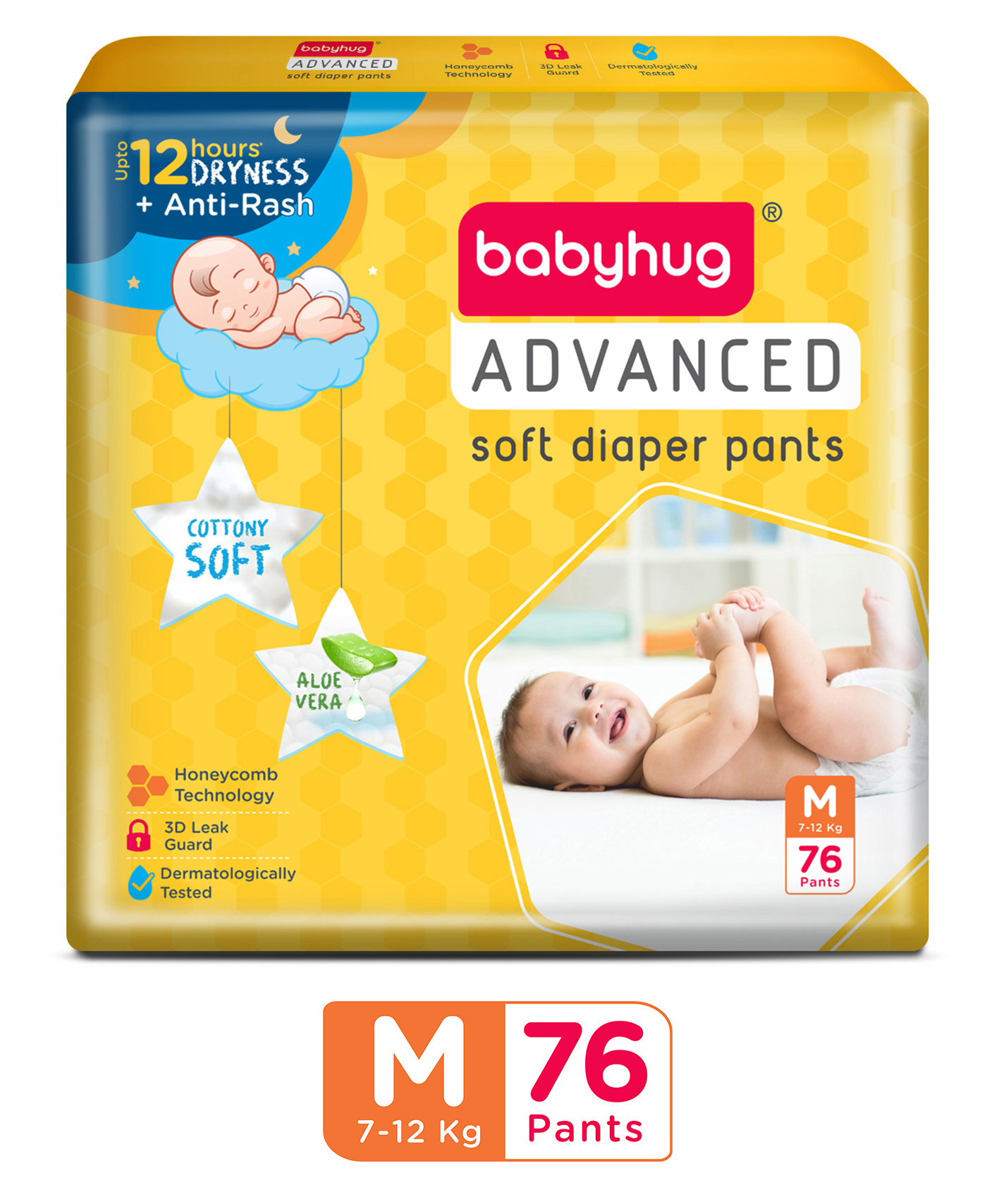 Aquarium enkel juni Babyhug Advanced Pant Style Diapers Medium - 76 Pieces Online in India, Buy  at Best Price from FirstCry.com - 2874154