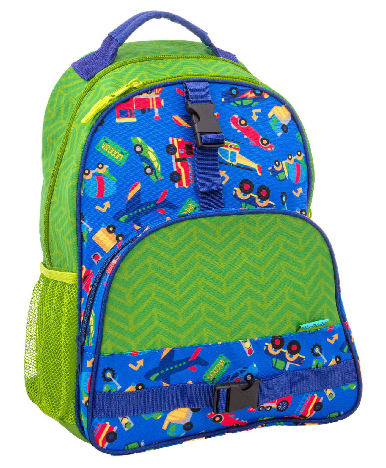 Stephen Joseph School Bag Vehicle Print Blue Green - 14.5 inches-image-16