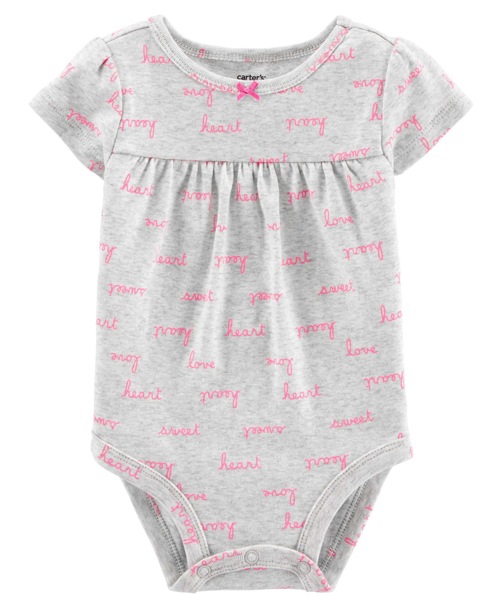 Carter's Sweet Love Heart Collectible Onesie - Grey-picture-18
