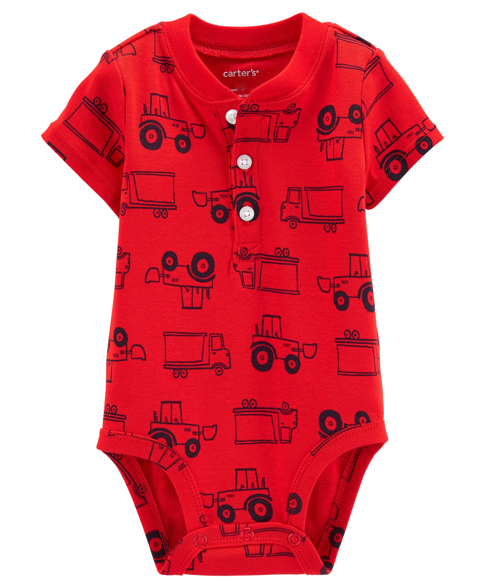 16/" ONE PIECE GRAY CONSTRUCTION WORK TRUCKS PRINT DOLL CLOTHES BABY 14/"