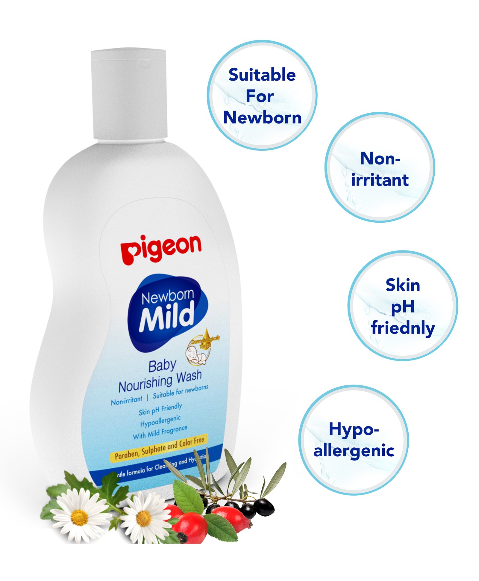 Pigeon Mild Baby Nourishing Wash - 200 ml-image-19