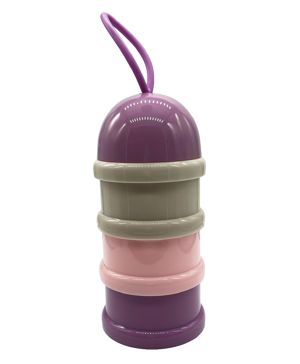Syga 3 Layer Multi-Purpose Milk Powder & Food Storage Container - Purple-image-9