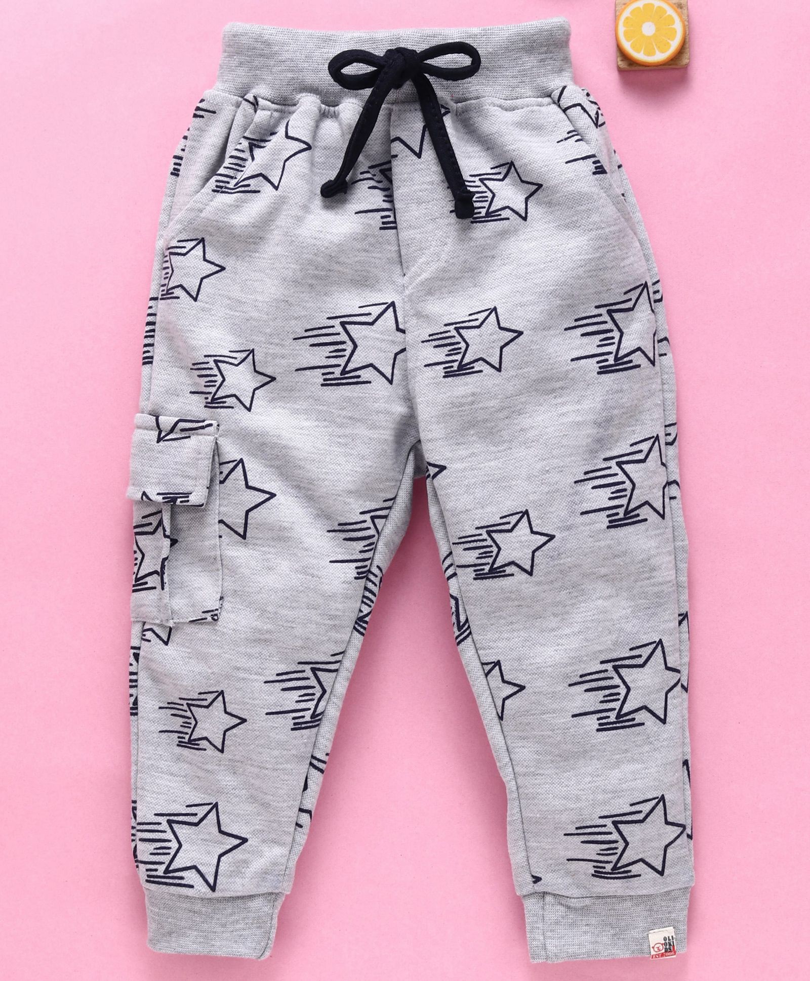 grey track pants kids