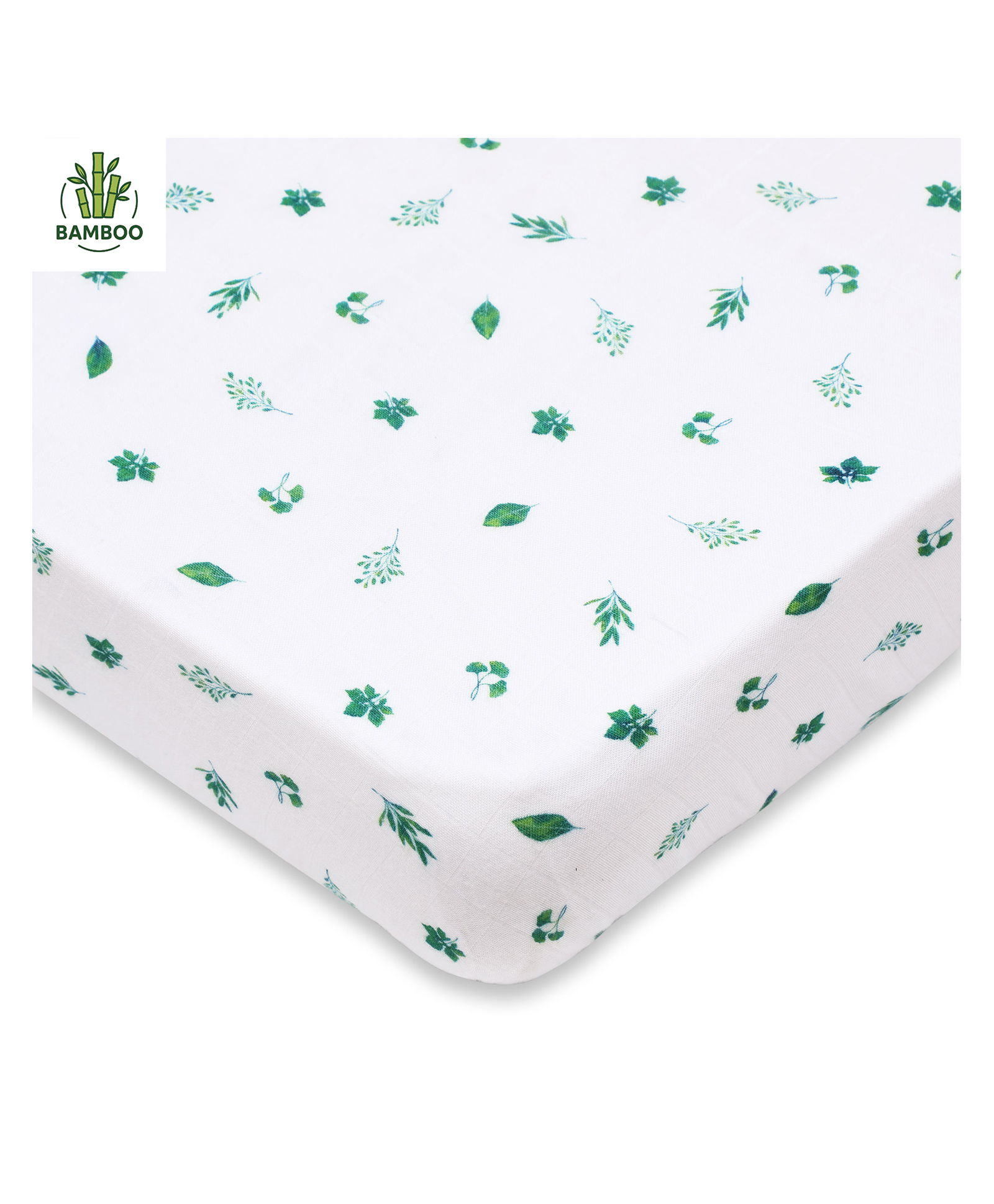 Masilo Cot Sheet Tropical Print - Green-picture-26