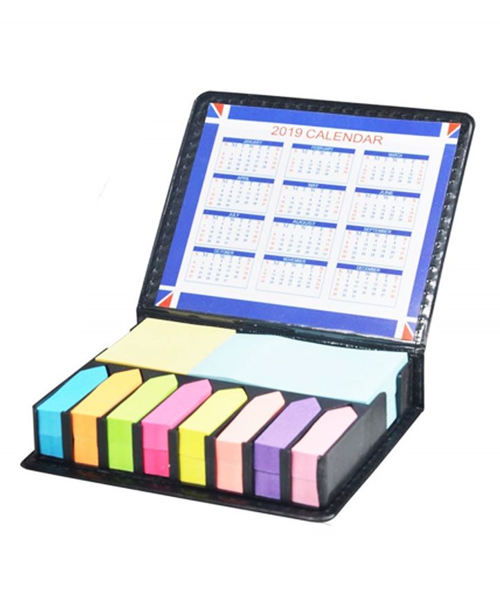 Syga Sticky Notes With Leather Case - Multicolor-image-28