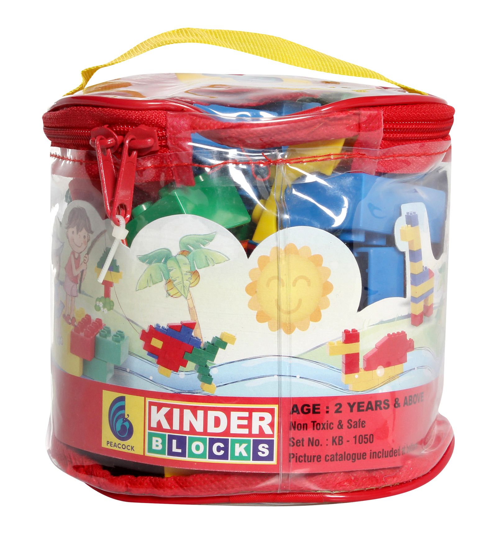 Peacock Kinder Blocks - 50 Pieces-image-28