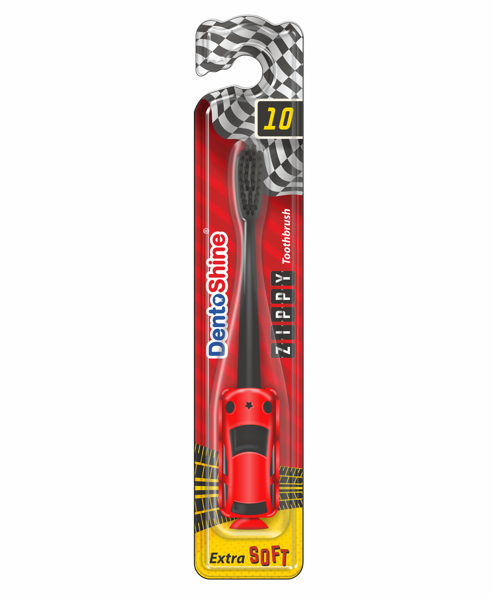 DentoShine Zippy Extra Soft Toothbrush - Red-image-45