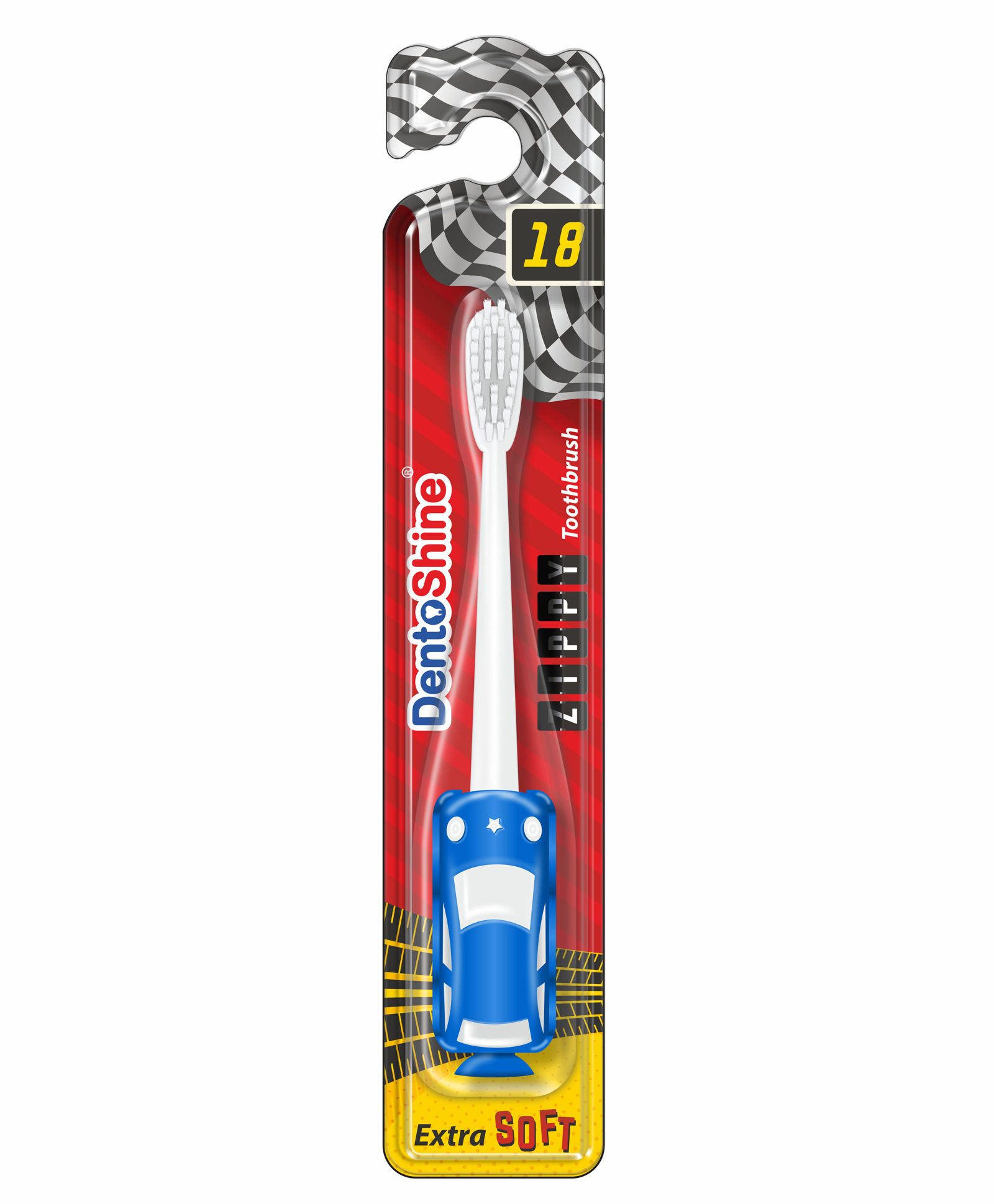 DentoShine Zippy Extra Soft Toothbrush - Blue-image-40