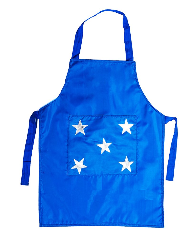 Li'll Pumpkins Star Parachute Apron - Blue-picture-13