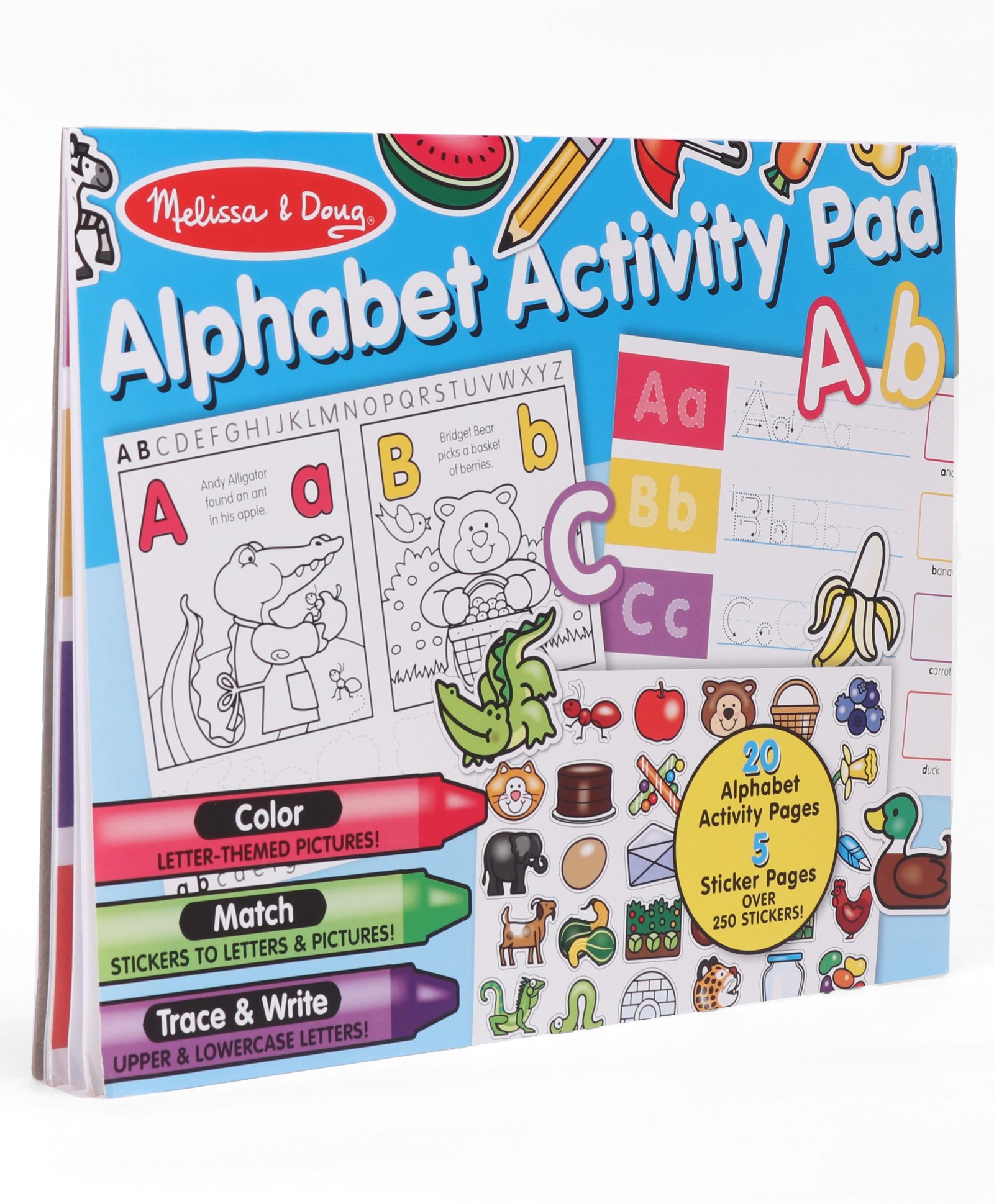 melissa and doug alphabet activity pad