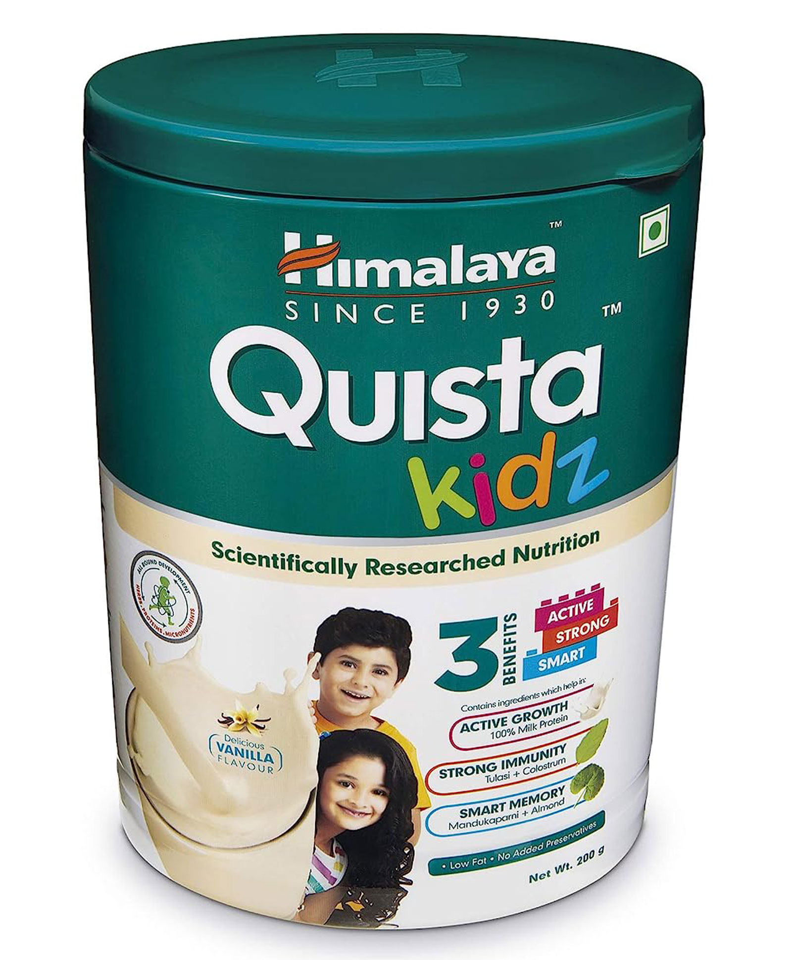 Himalaya Quista Kidz Food Vanilla Flavor - 200 gm-image-3