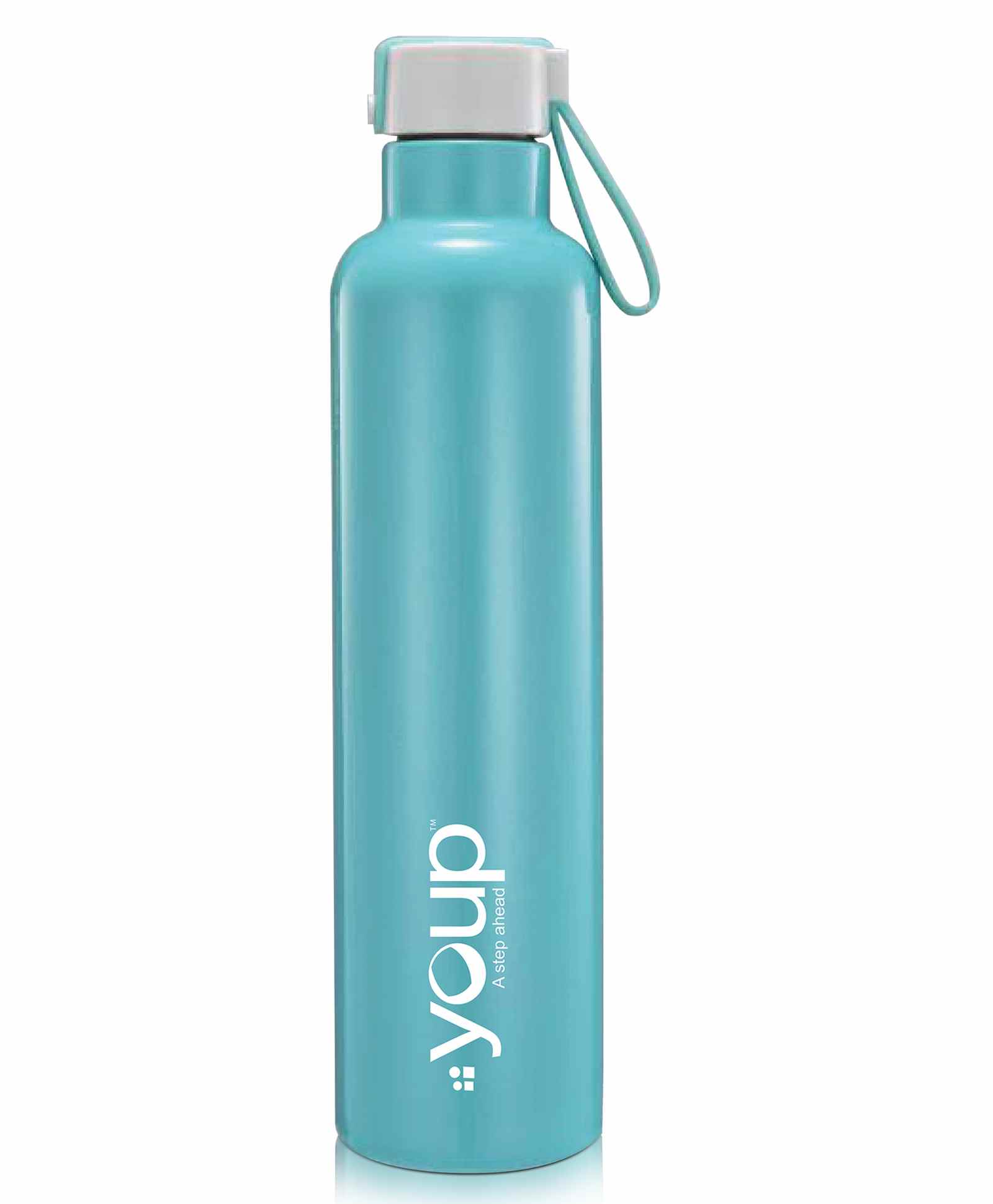 Youp Thermosteel Insulated Double Wall Sky Blue Color Water Bottle Twinkle-800 ml-image-12